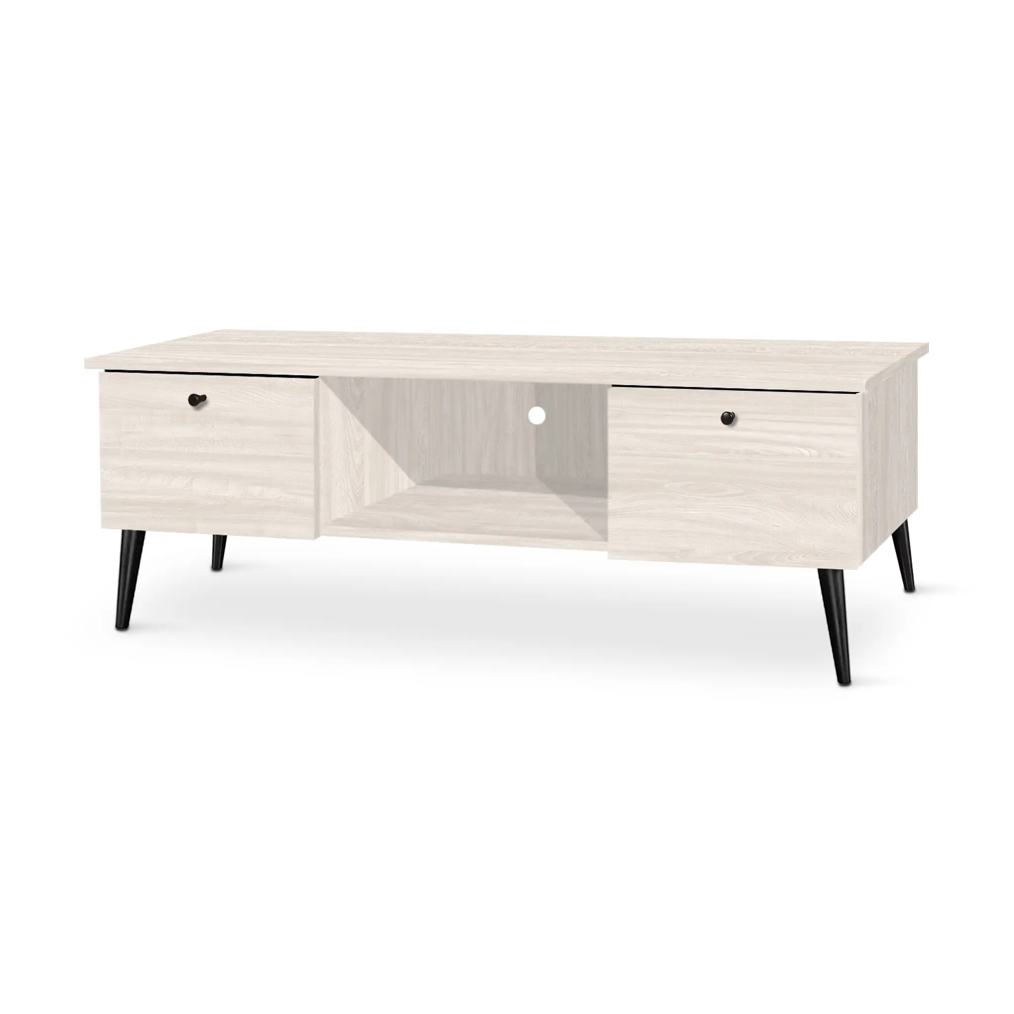 MEDIAZ Light Oak TV Stand