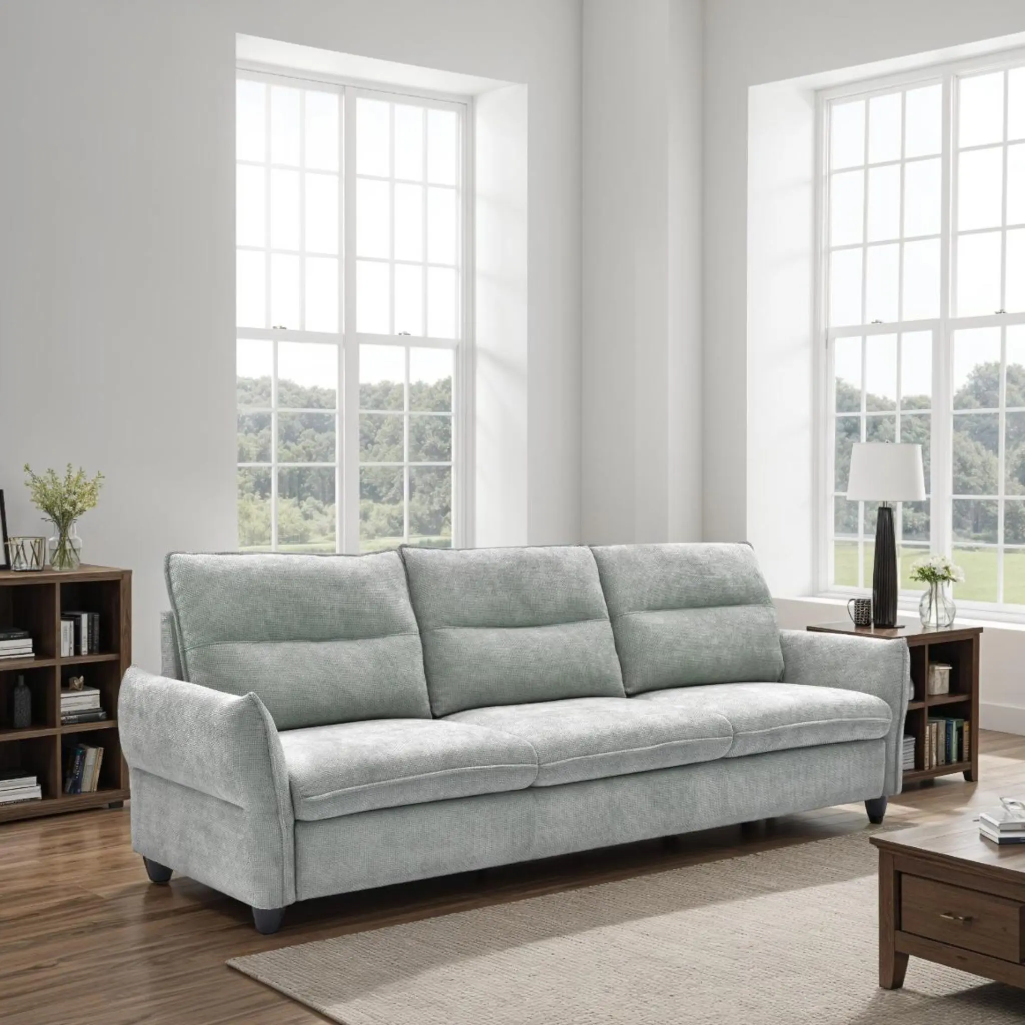 COMFER fabric sofa in grey