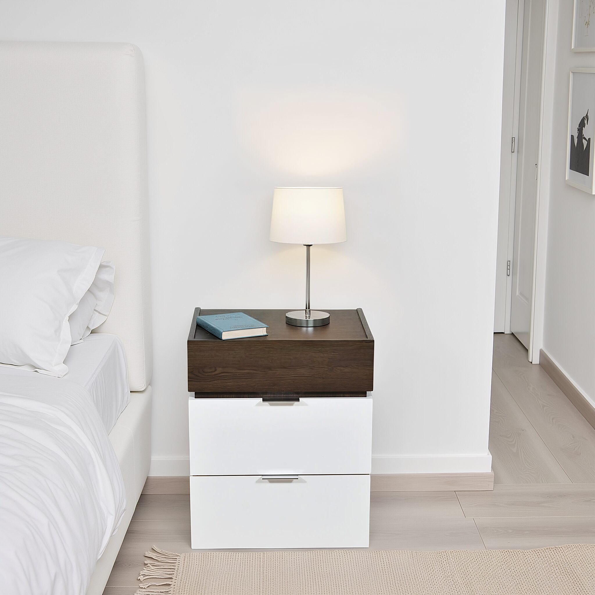 LUNEL Two-Tone Night Stand