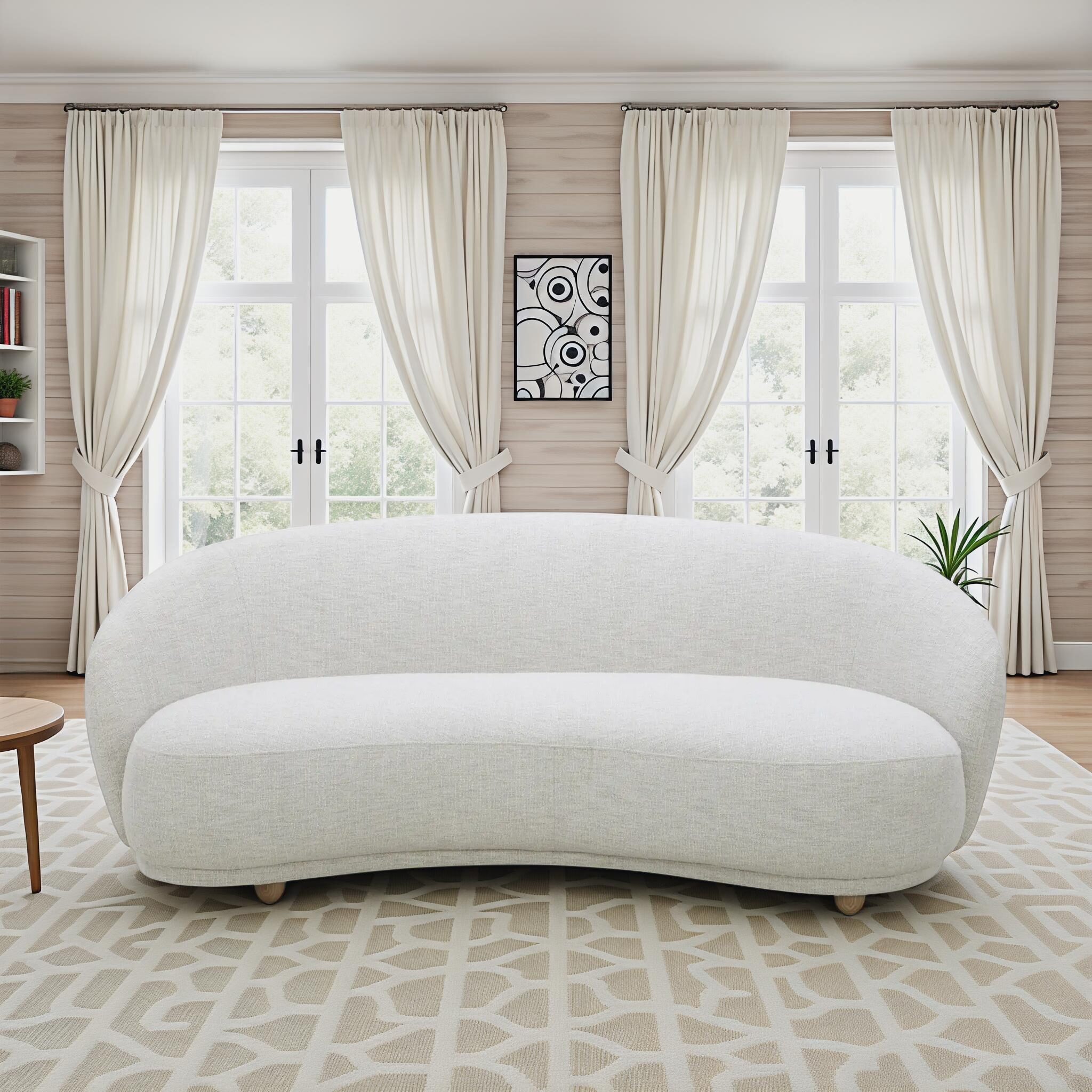 BRAD Grey Fabric Sofa