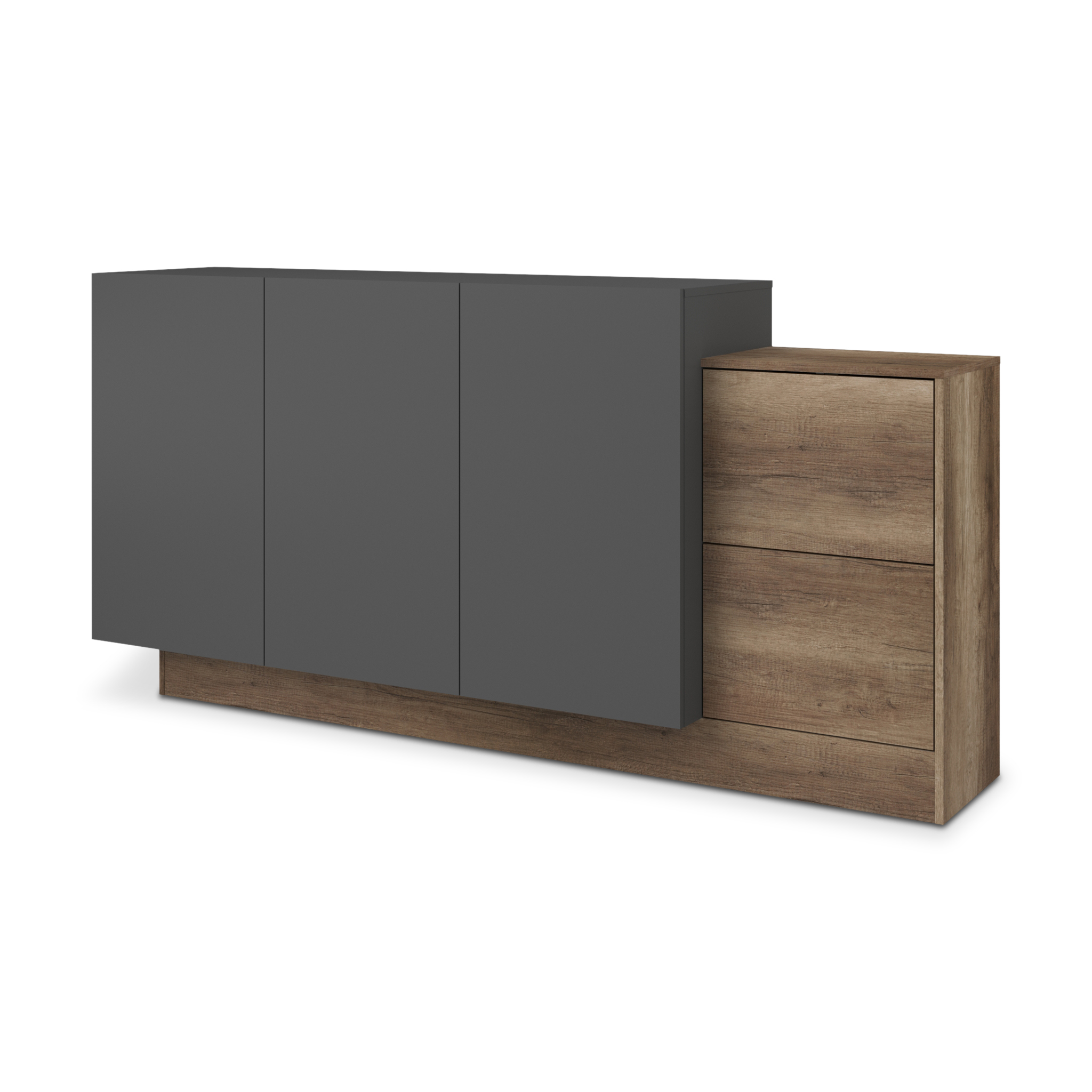 PARADOXE Oak and Grey Buffet