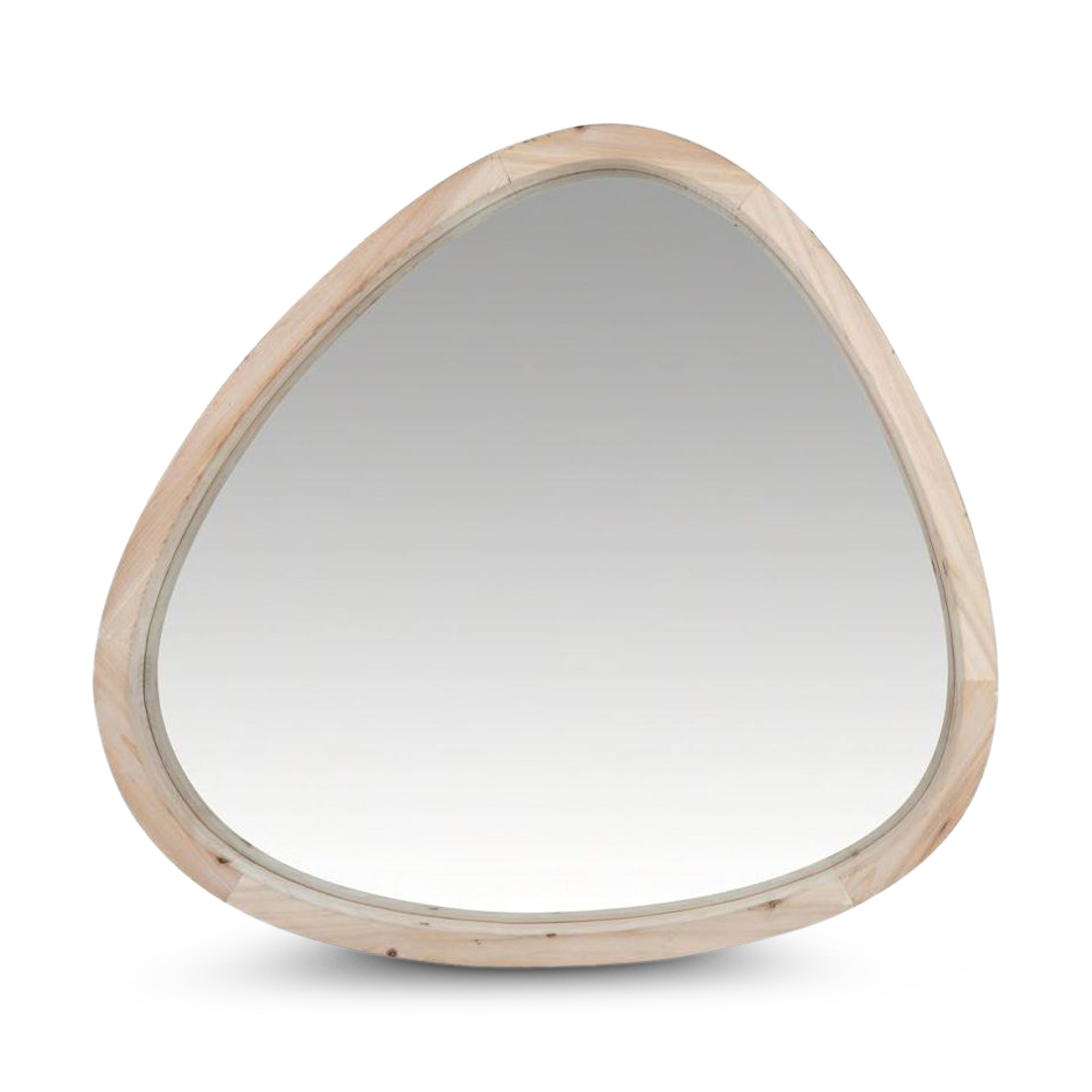 AENAOS Wood Natural Color Mirror