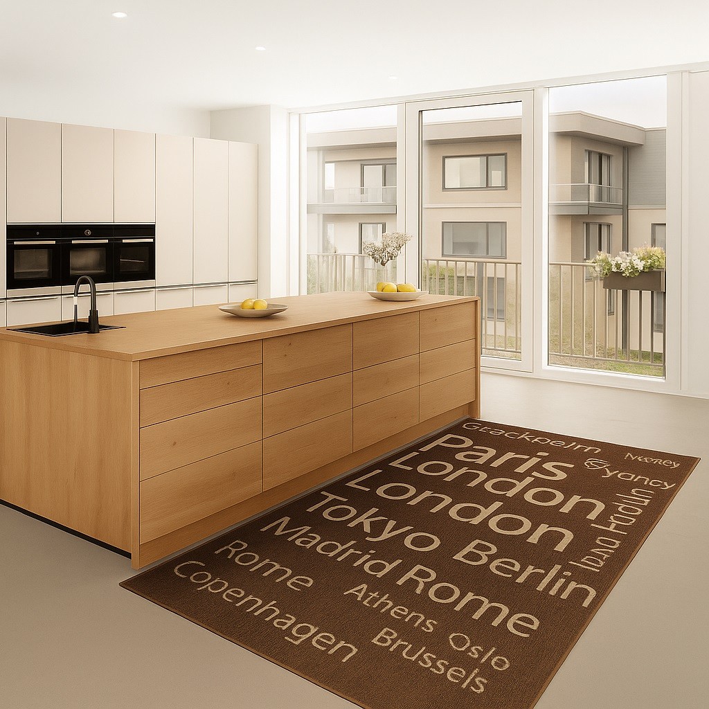 COUNTRY RUG 80X200 1191/W BEIGE