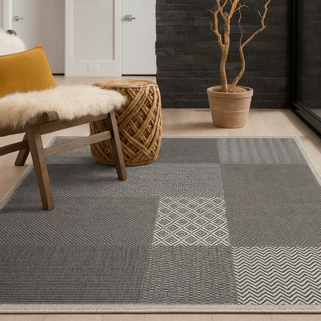 COUNTRY CARPET 160X235 4526G GREY