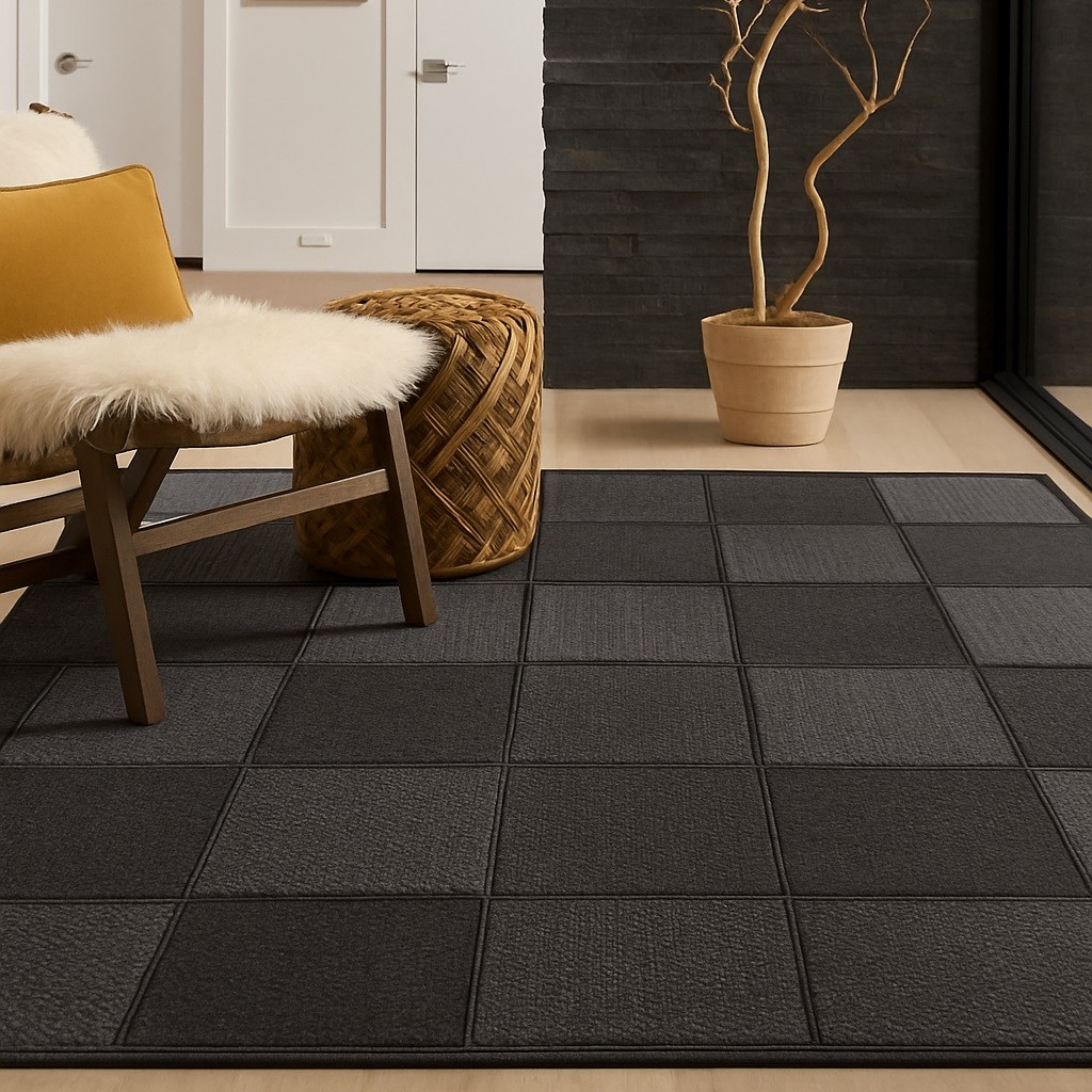COUNTRY CARPET 160X235 85DM BLACK