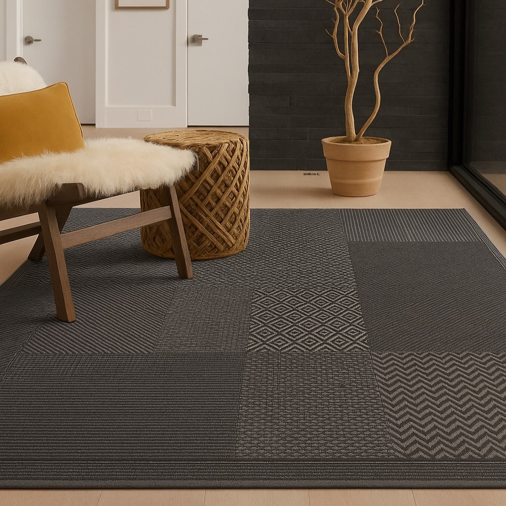 COUNTRY CARPET 160X235 4526DM BLACK