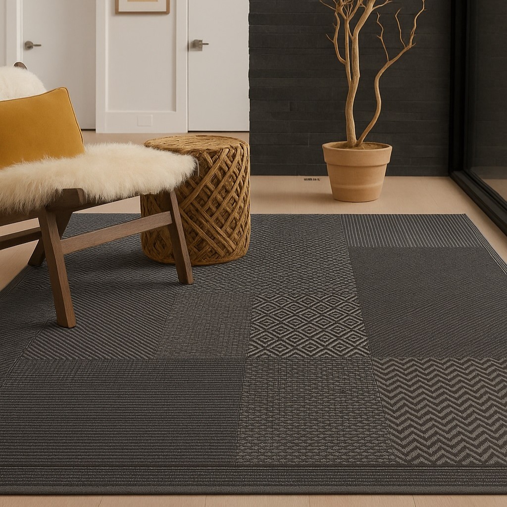 COUNTRY CARPET 200X285 4526DM BLACK