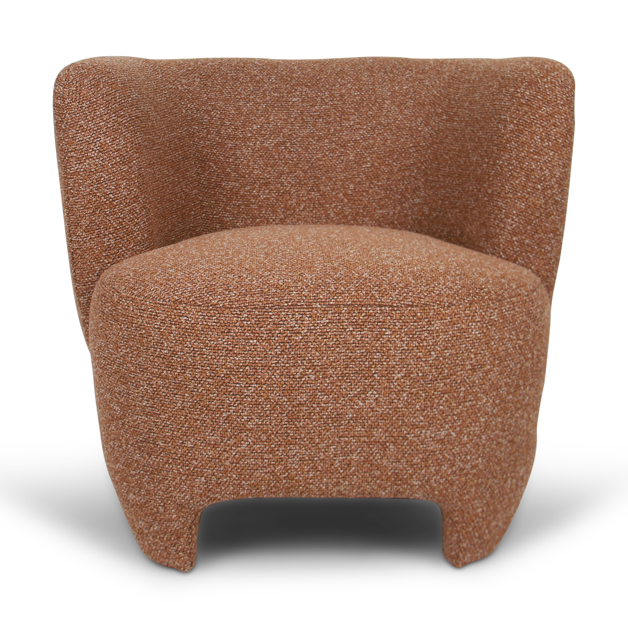 ROLLAX Orange Fabric Armchair