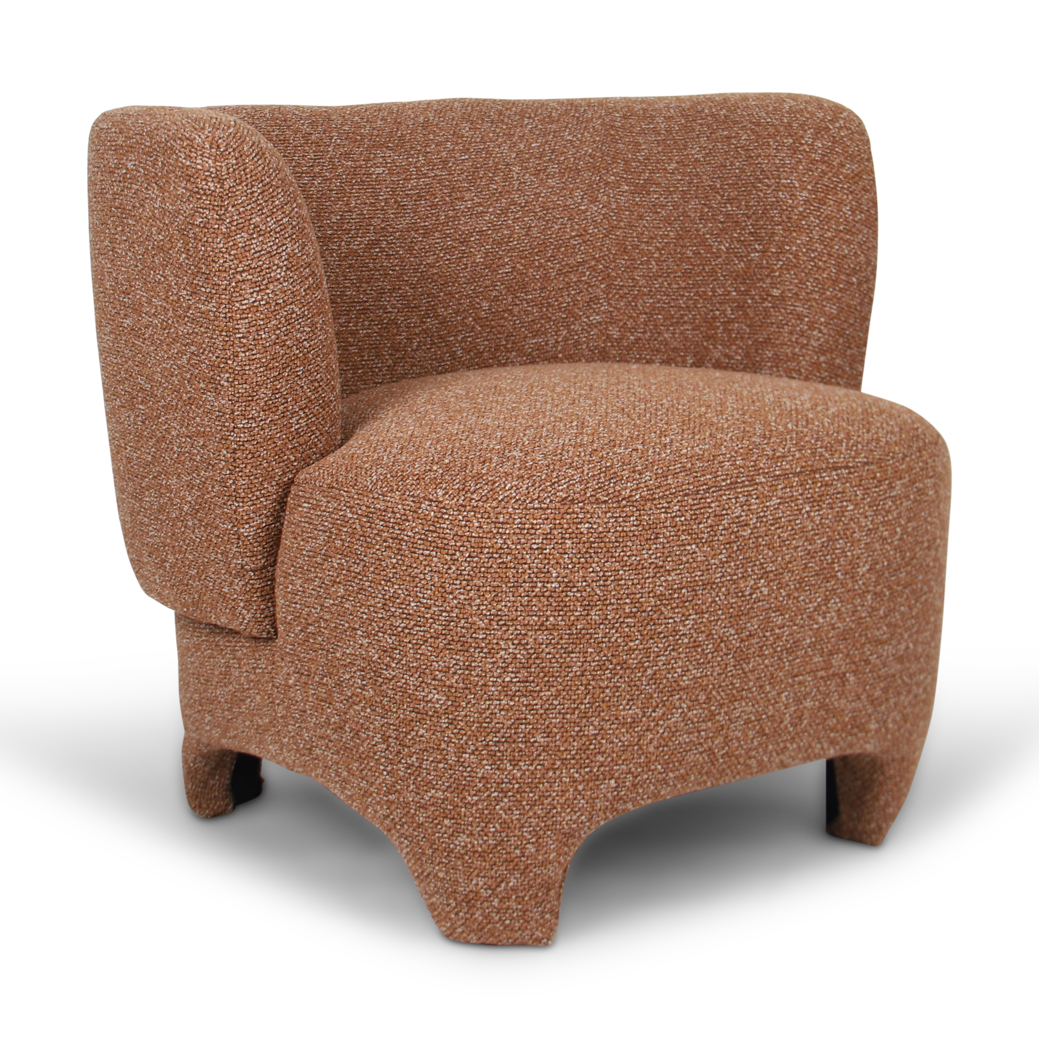 ROLLAX Orange Fabric Armchair