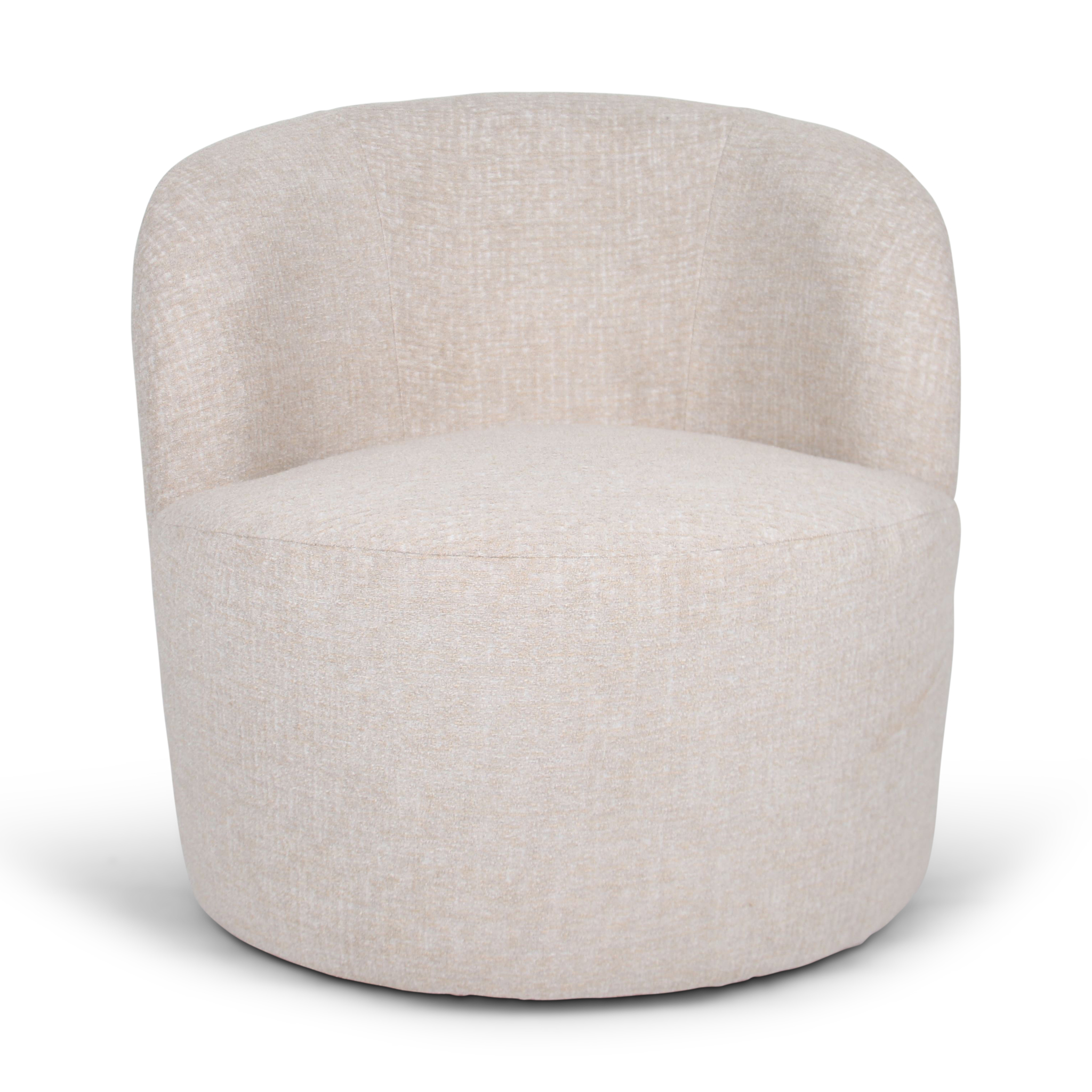 COUCHILL Beige Fabric Armchair