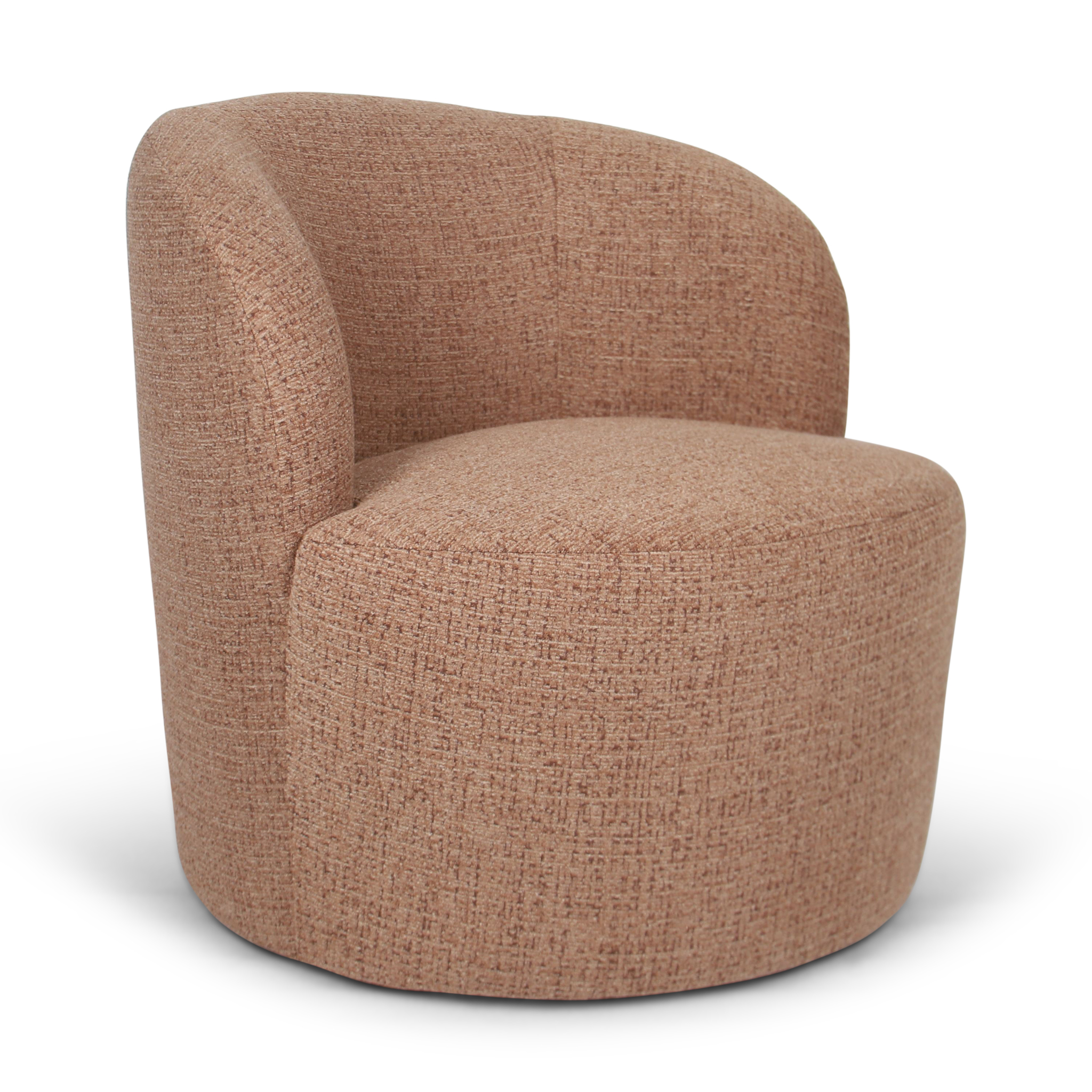 COUCHILL Orange Fabric Armchair