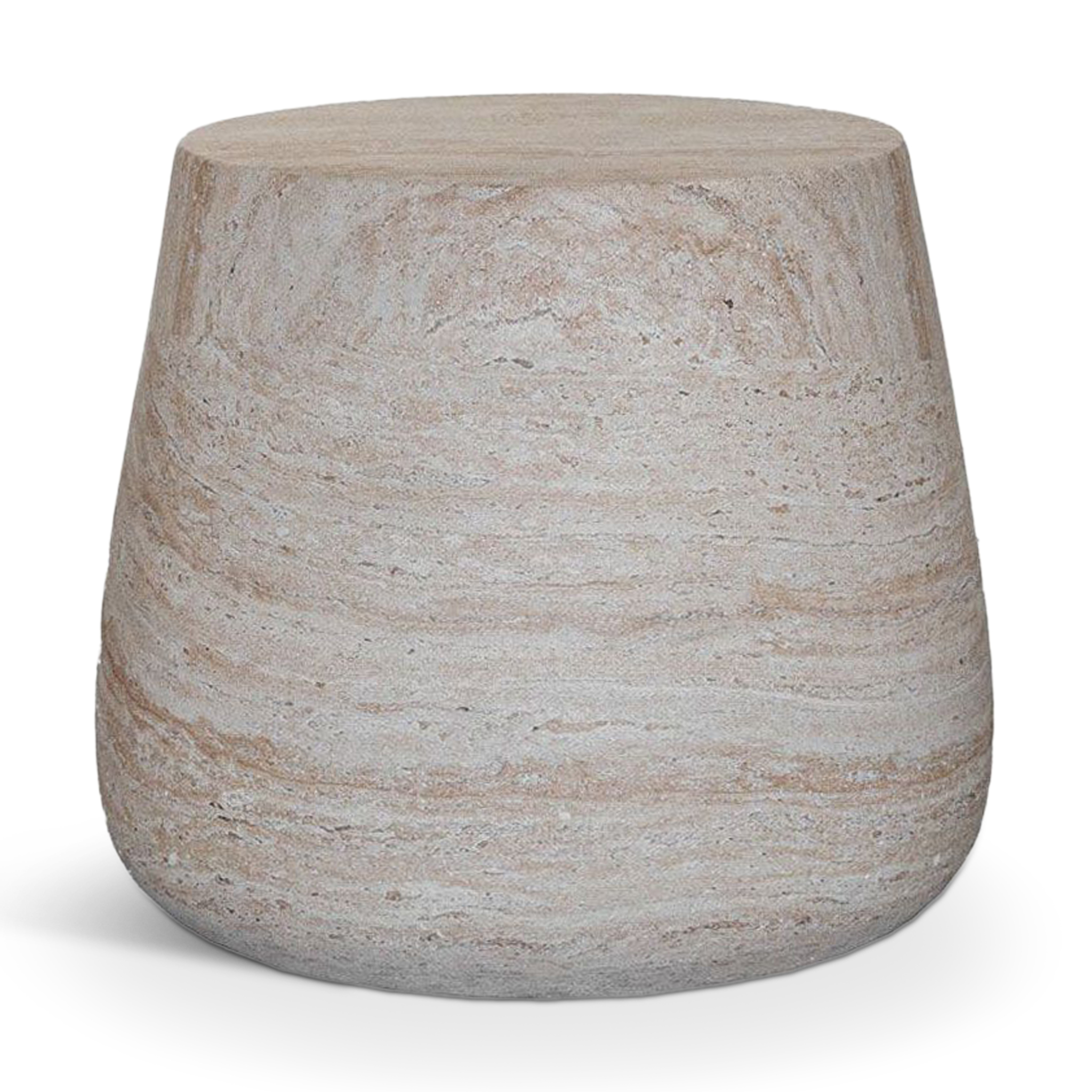 LITHOS Side Table Beige
