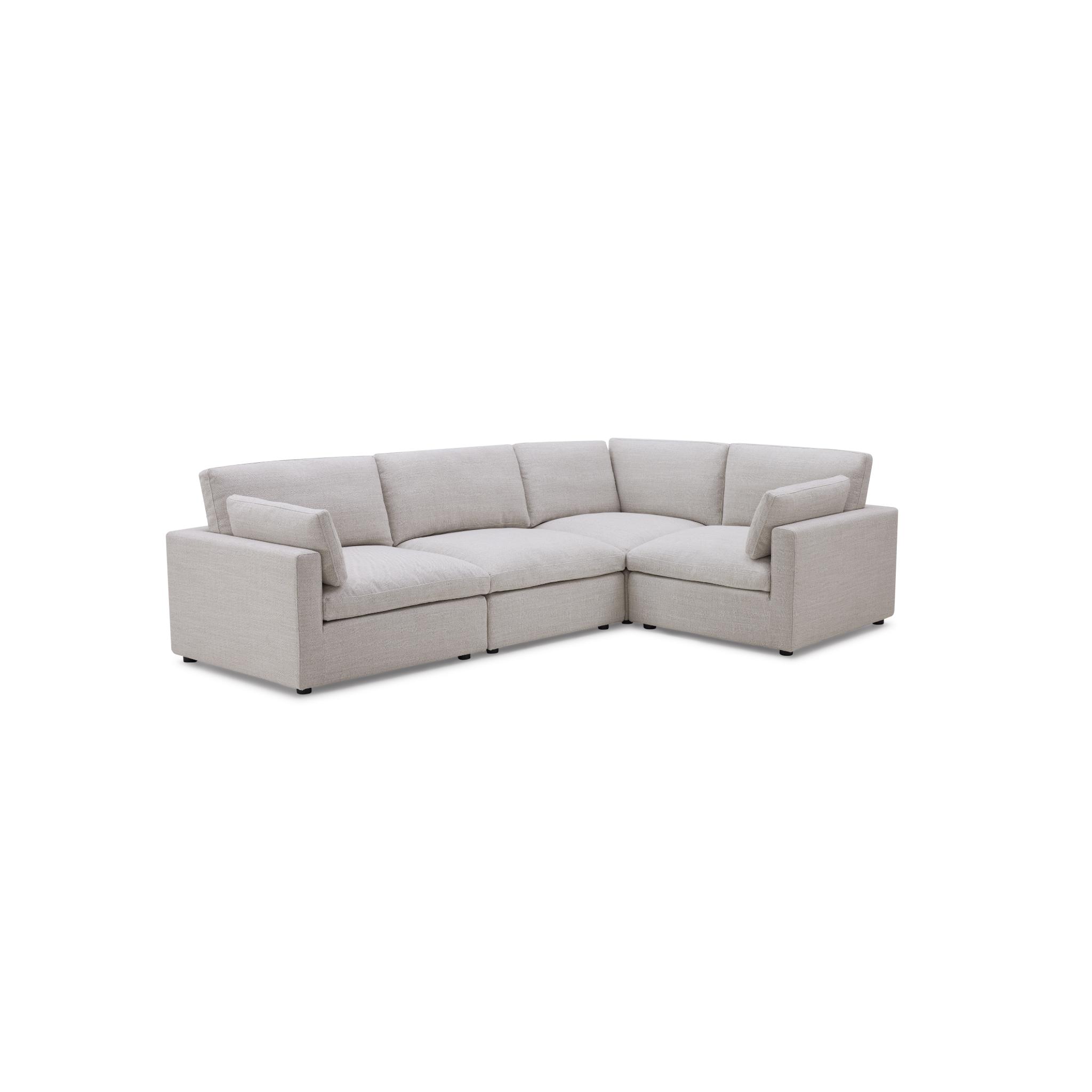 TRIM Beige Corner Sofa