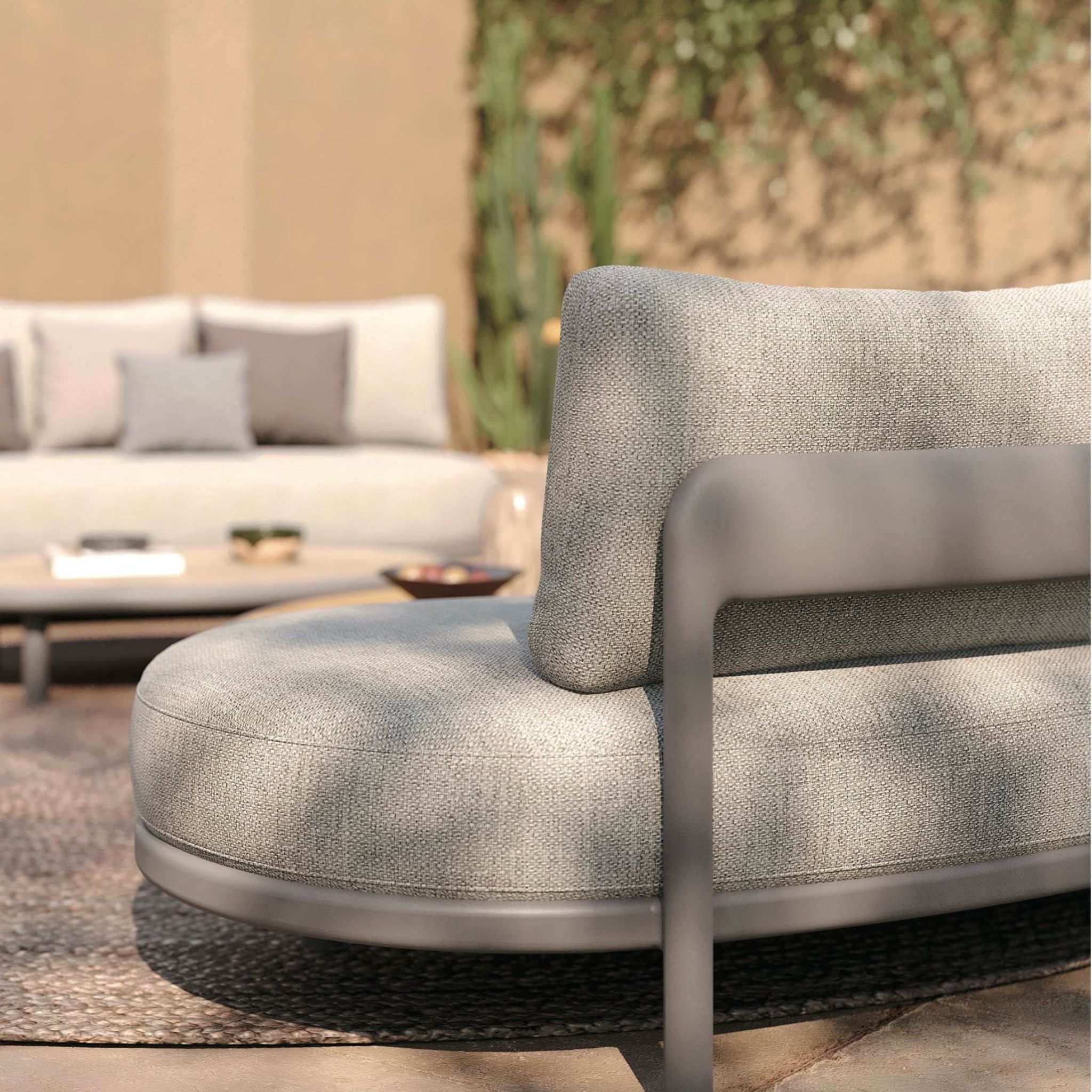 BEAN Champagne Outdoor Aluminium Lounge Set