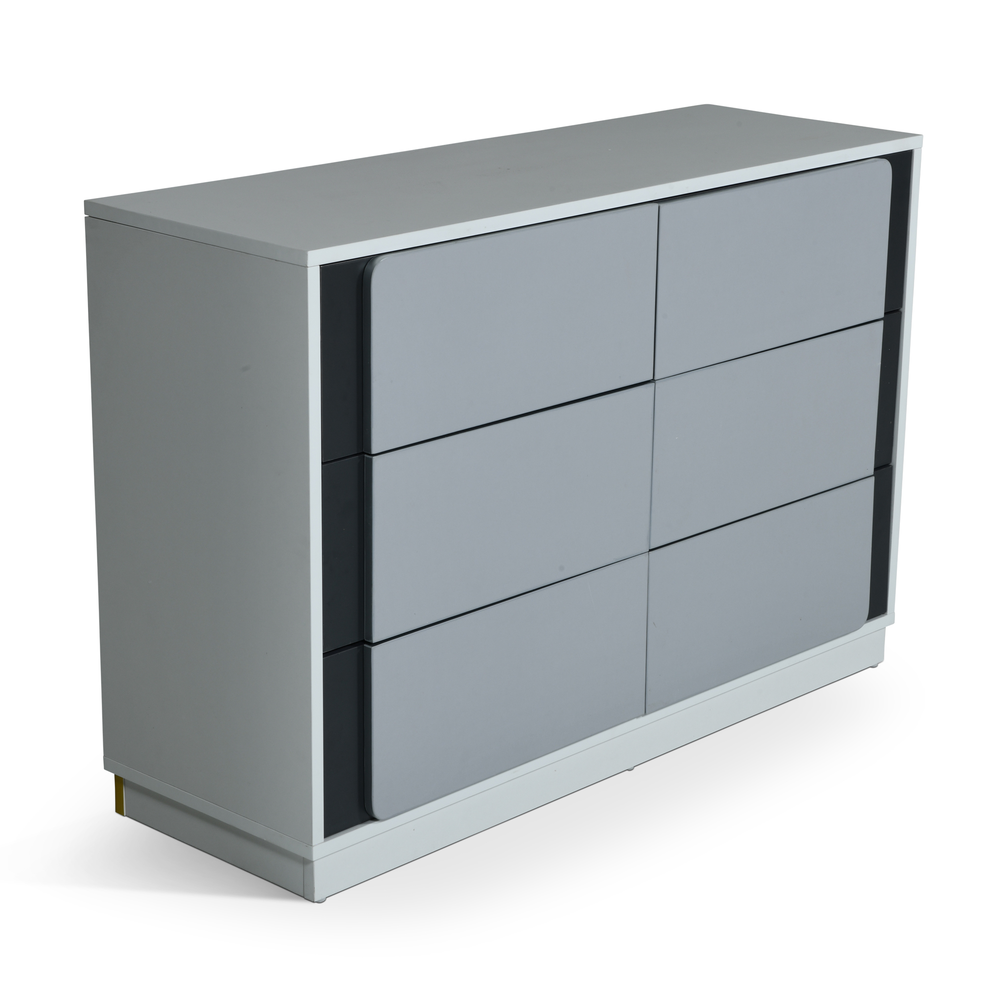GLAYRA Grey and White Dresser