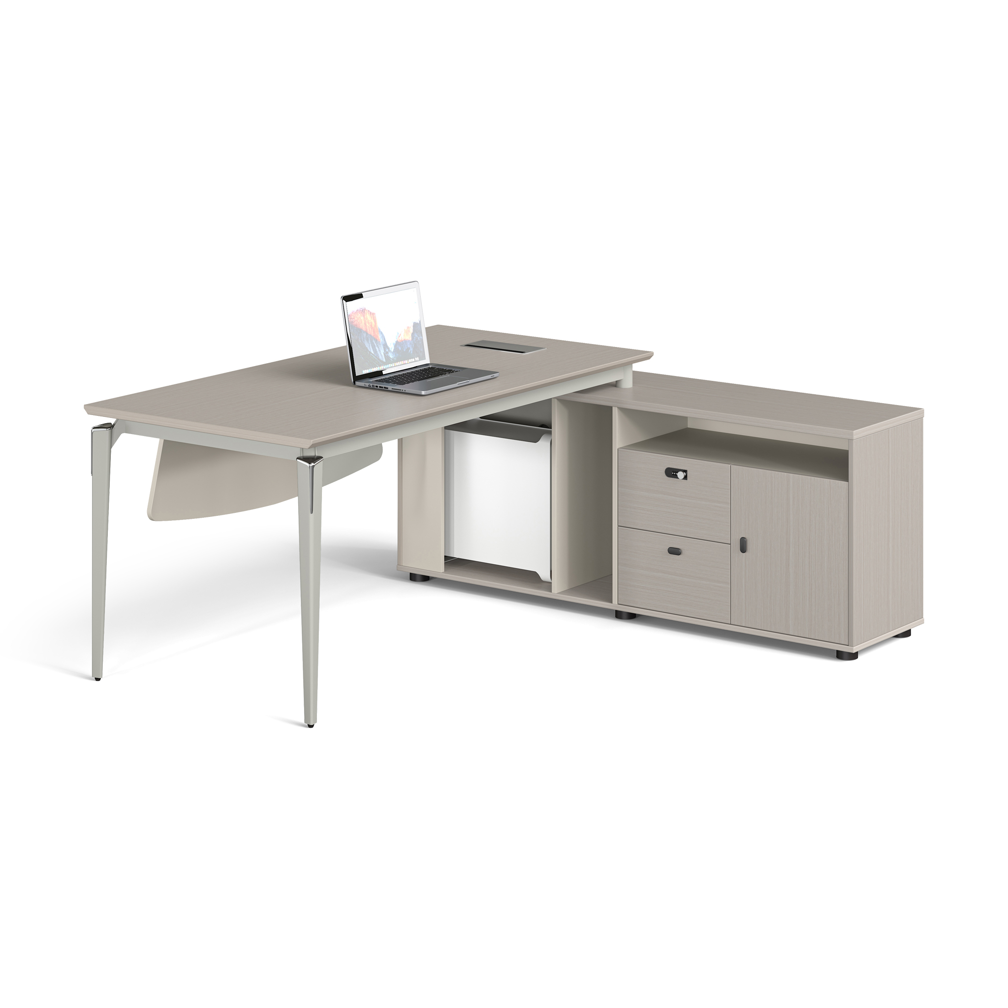 LABONI Maple Beige Corner Desk