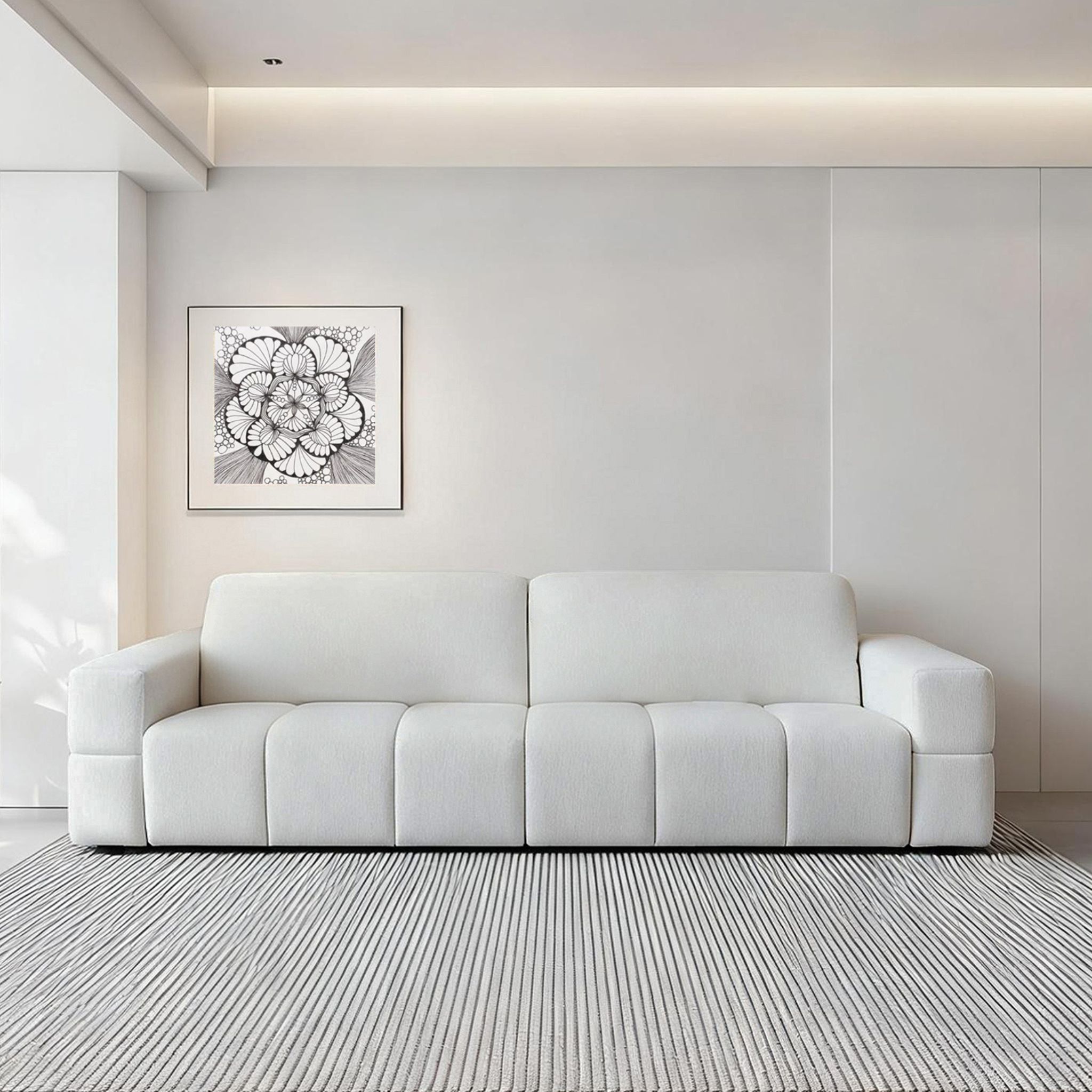 LAZZIE Beige Sofa Bed