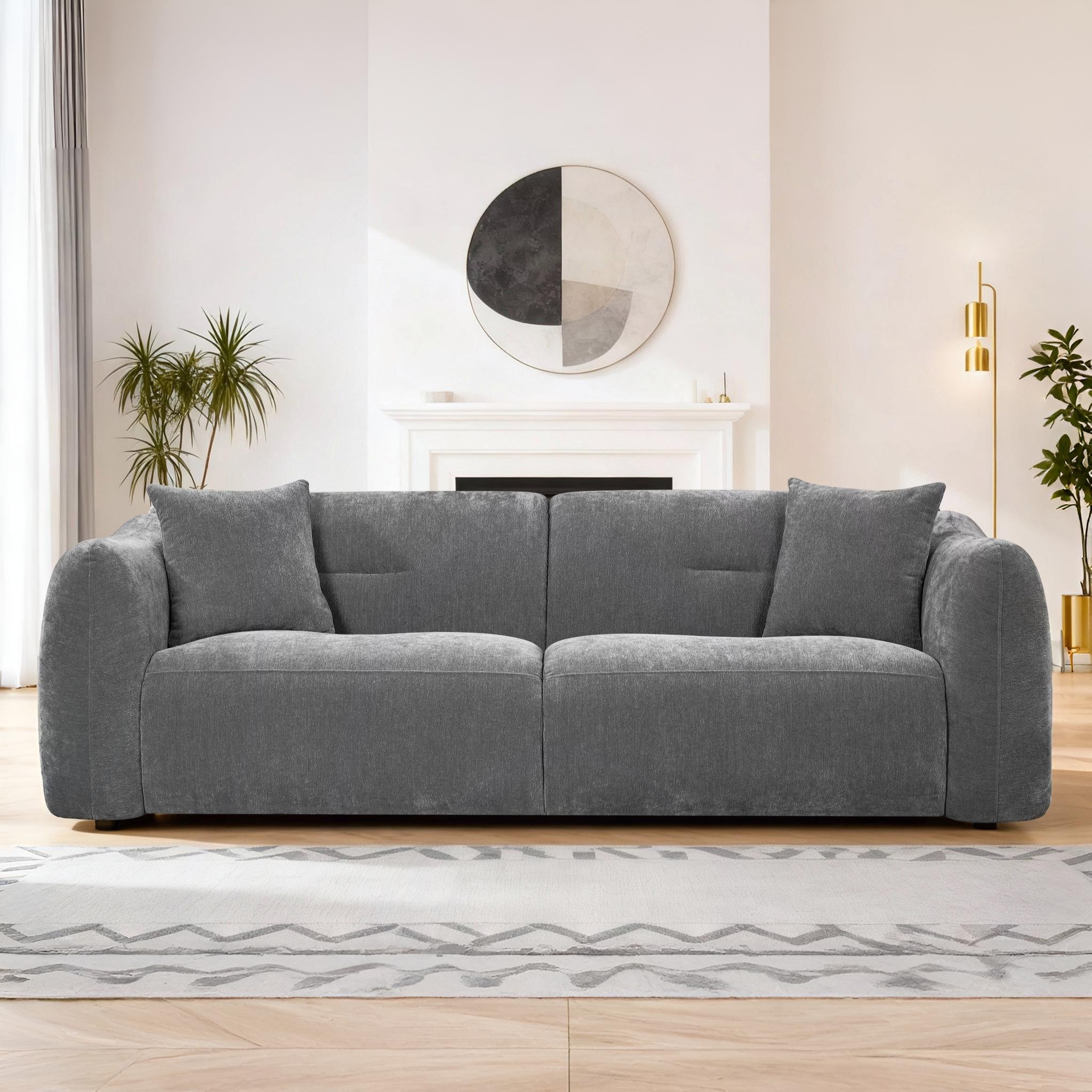 SOOFY Dark Grey  3-seater Sofa