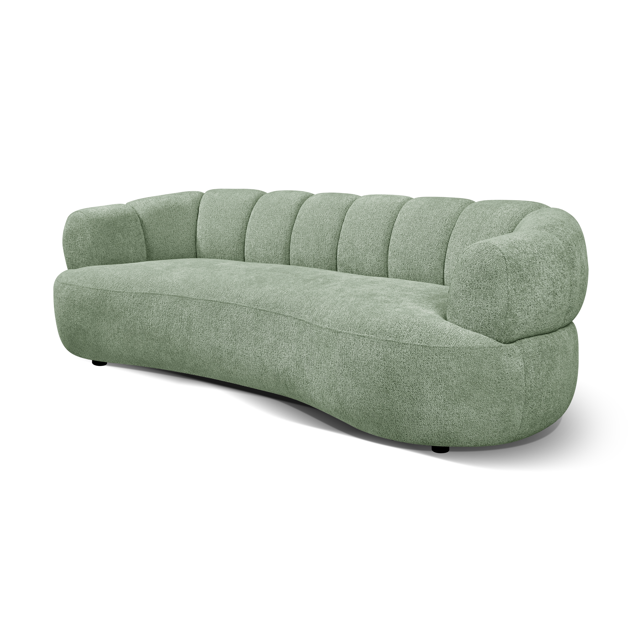 ARIMBO Green 3-seater Sofa