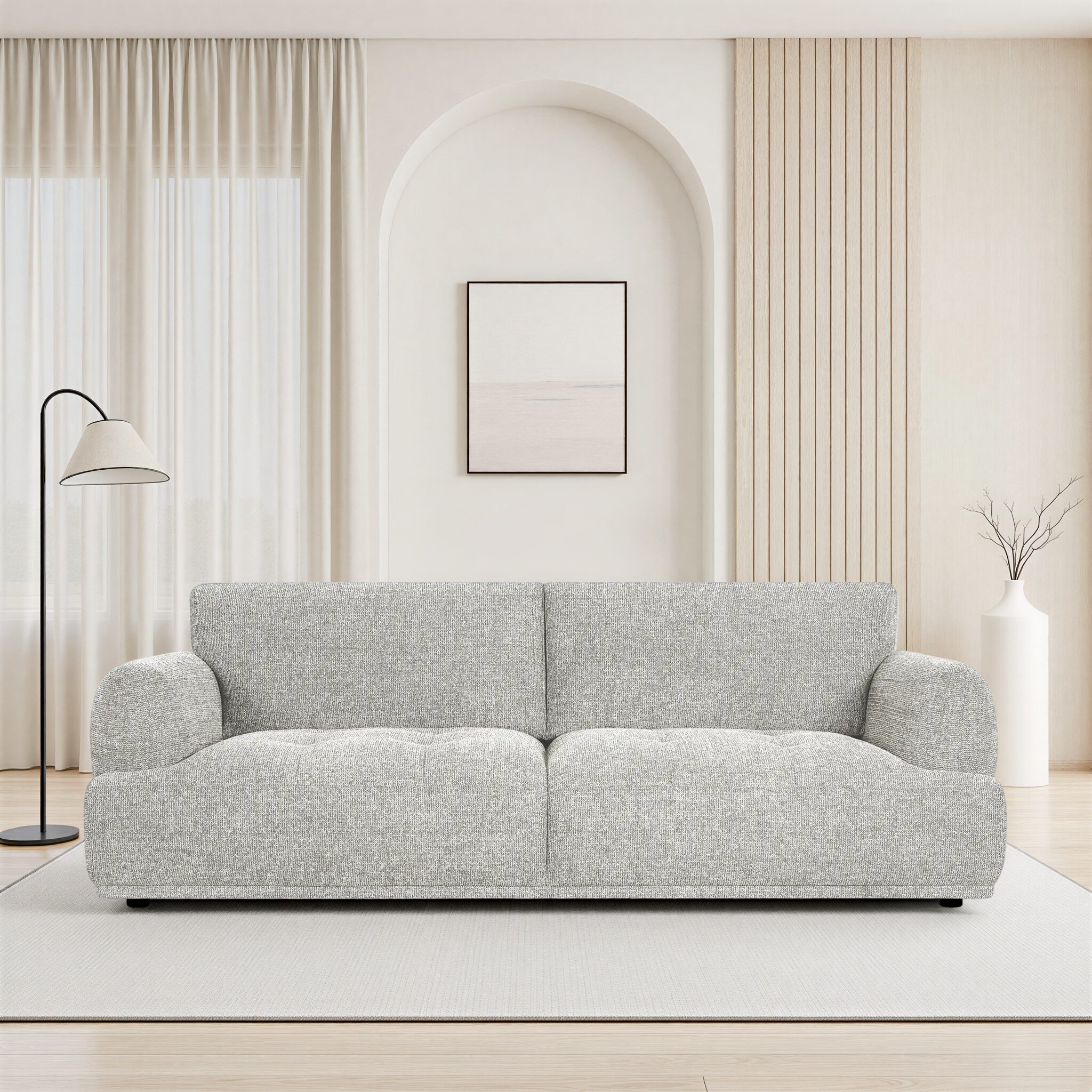 SEATOR Beige 3-seater Sofa