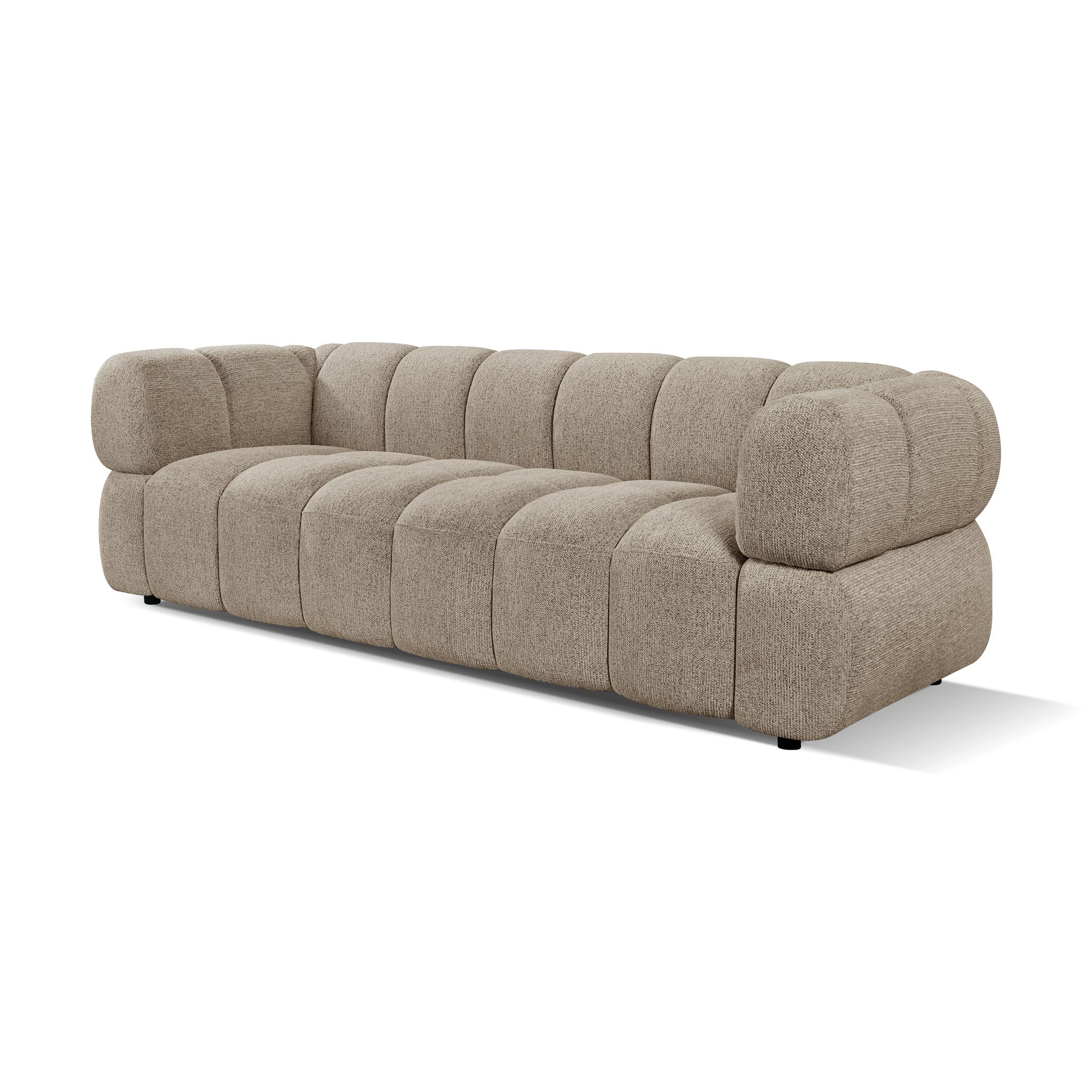 DRAMELLA Brown  3-seater Sofa