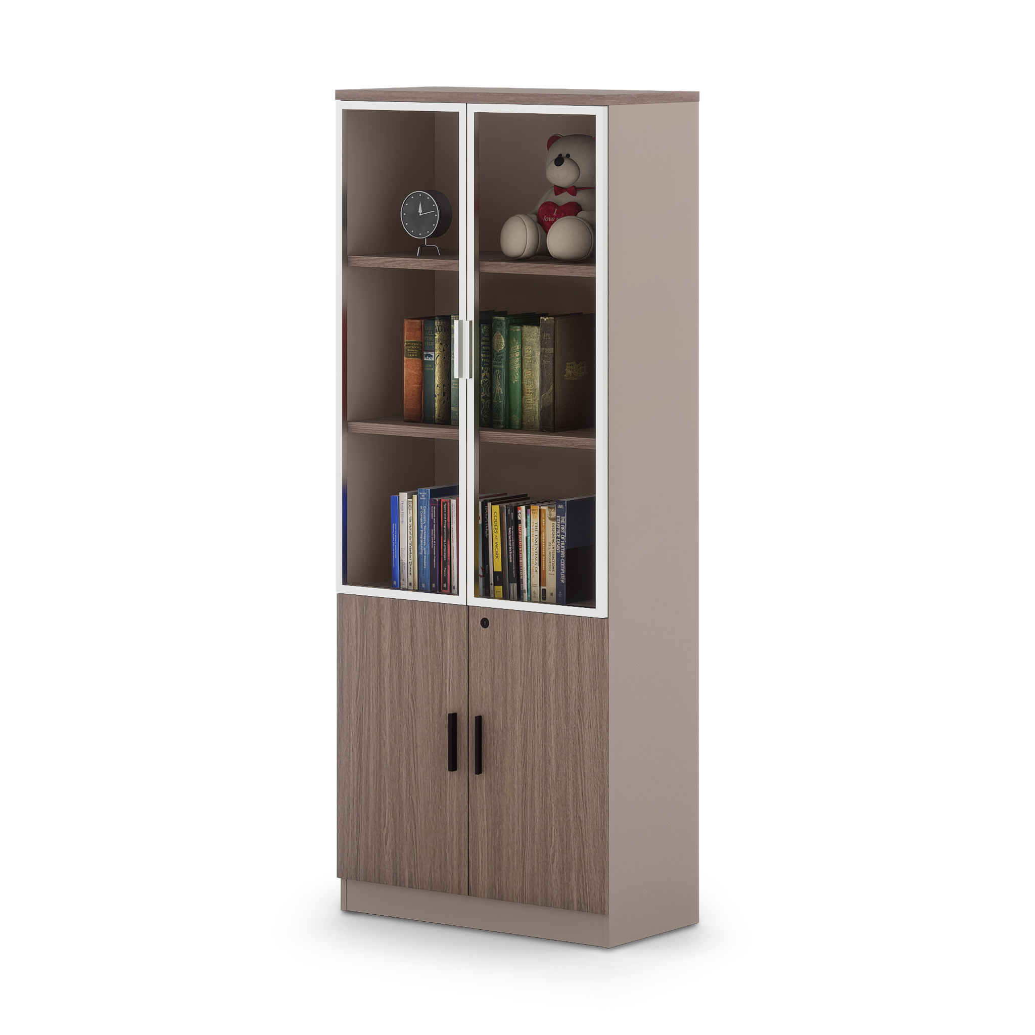 FORCETA Hudson Oak Book Case