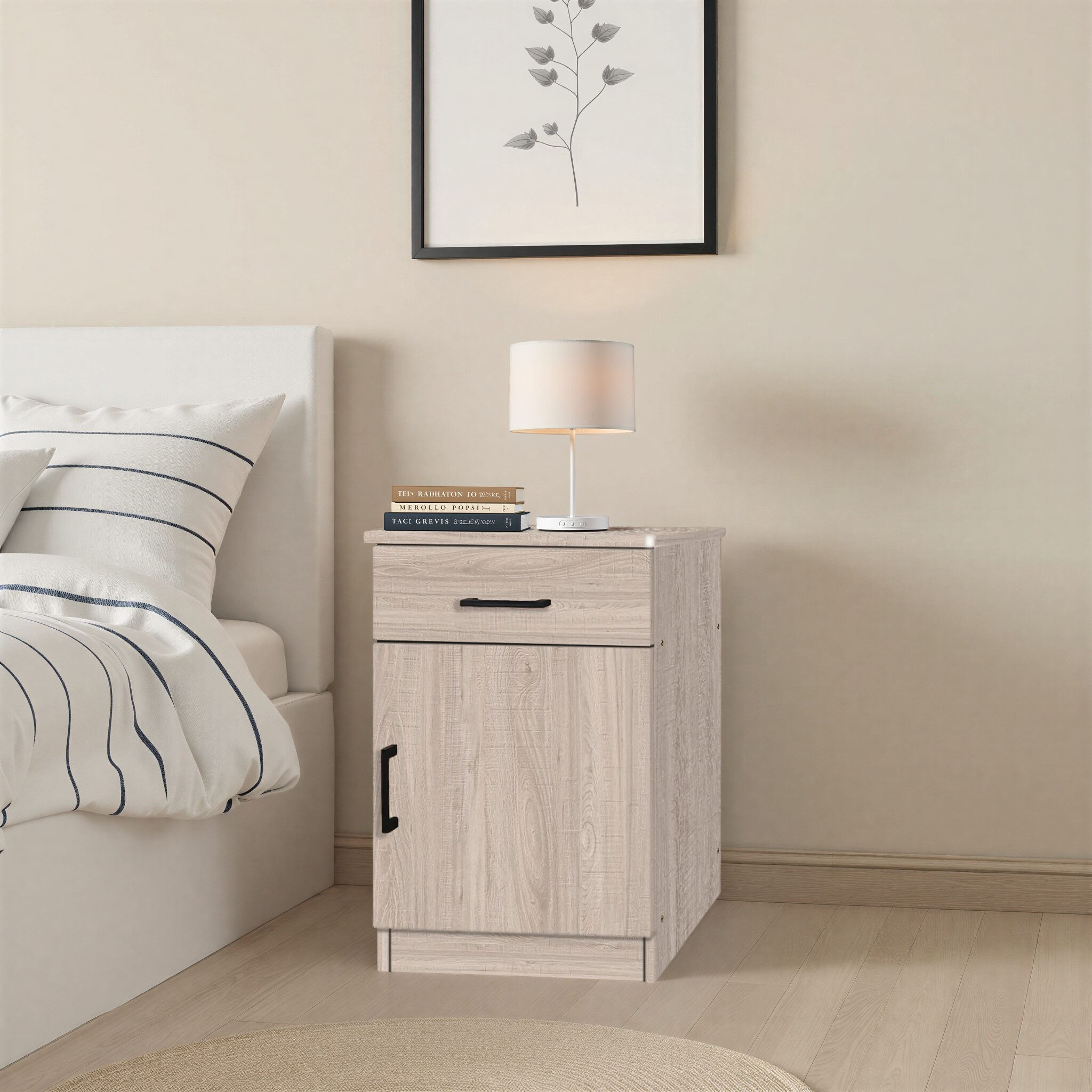 SALTO Dark Oak Night Stand