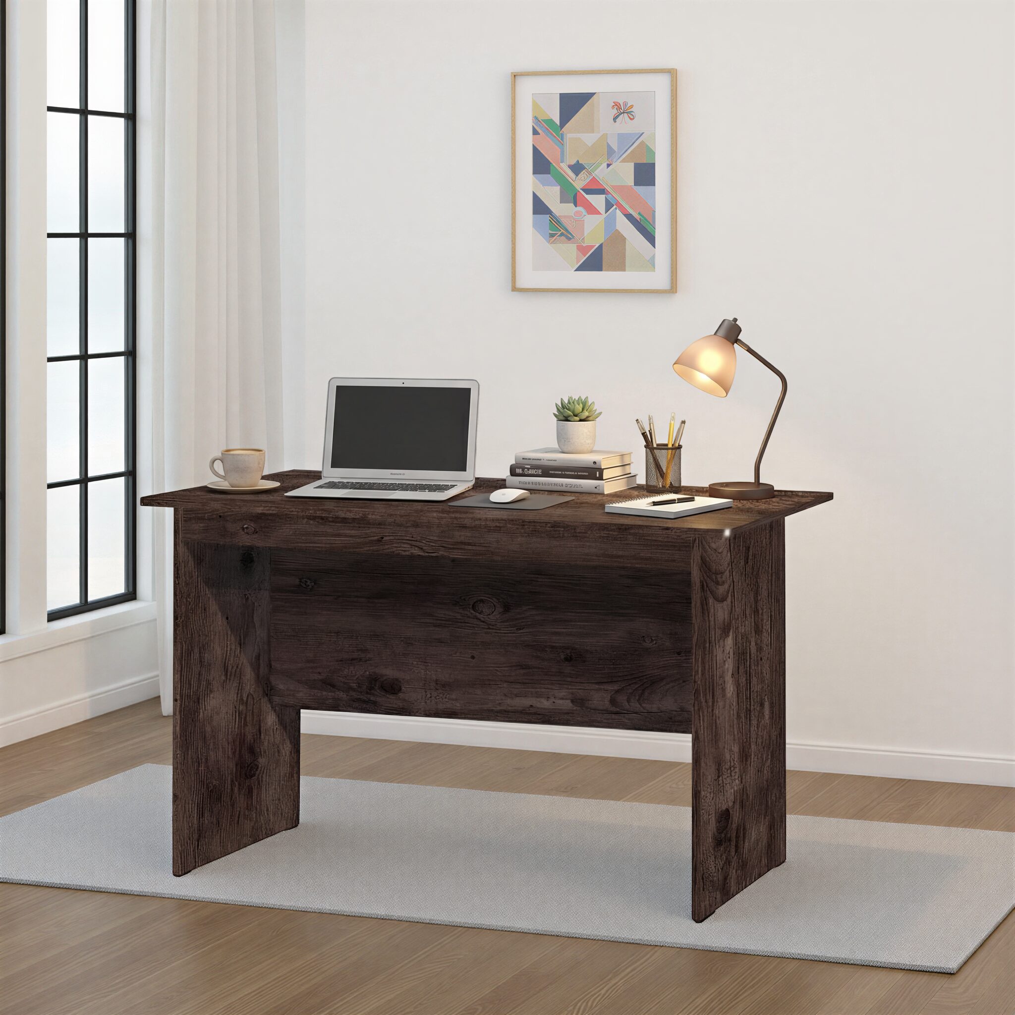 WORKHILL Walnut Desk