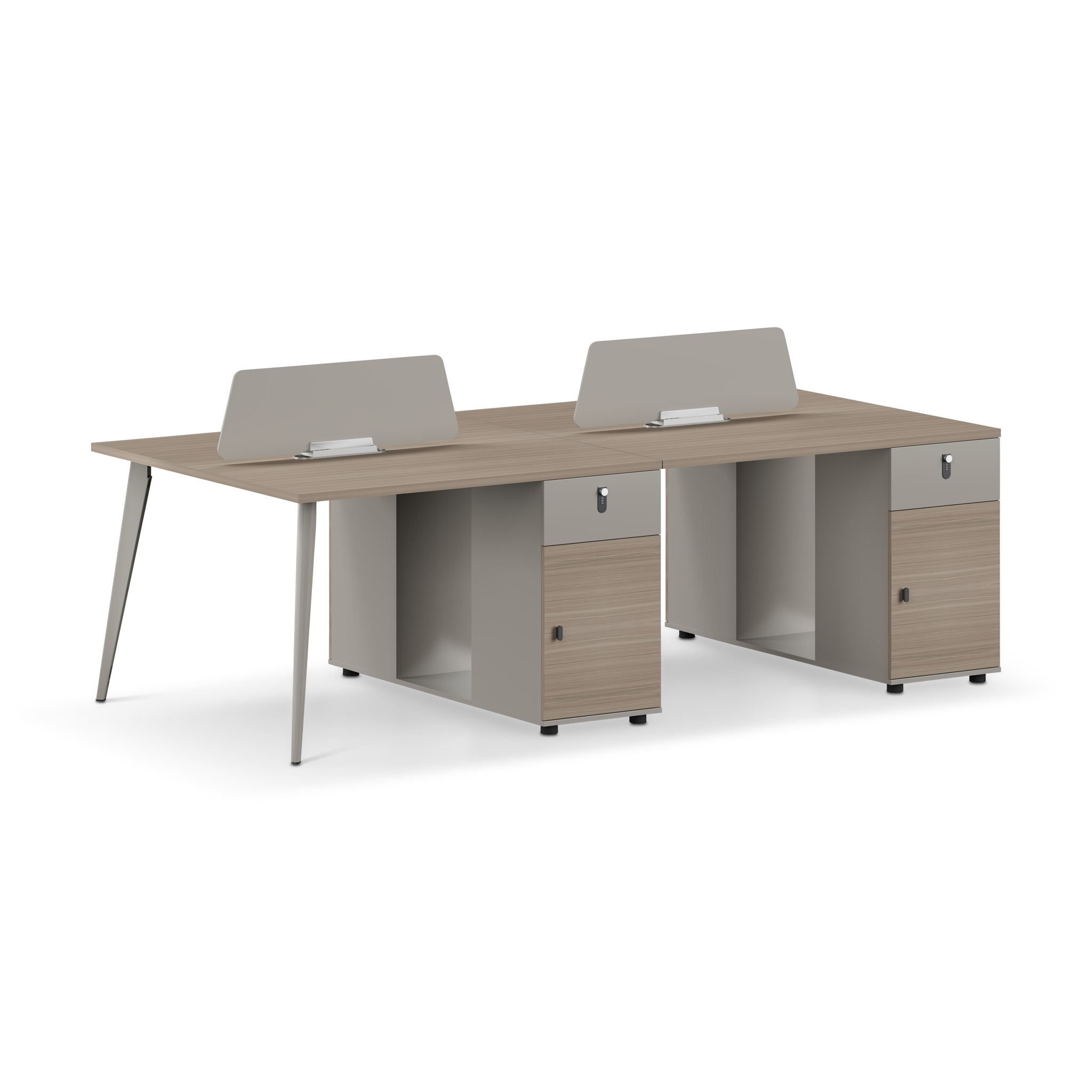 ASTOBEL Beige Oak Office Table