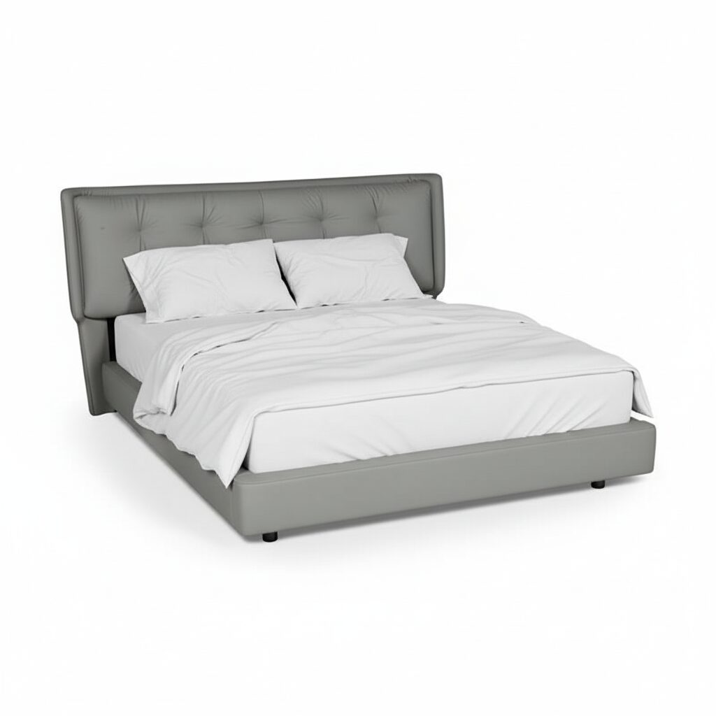 NAPSTATE Beige PU 5.5FT Bed