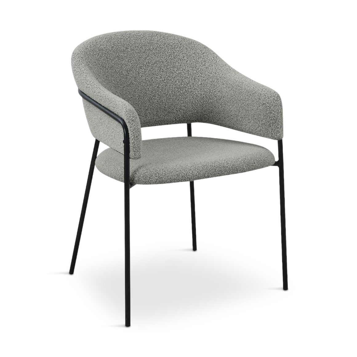 CONNECT Dining Chair Grey Fabric