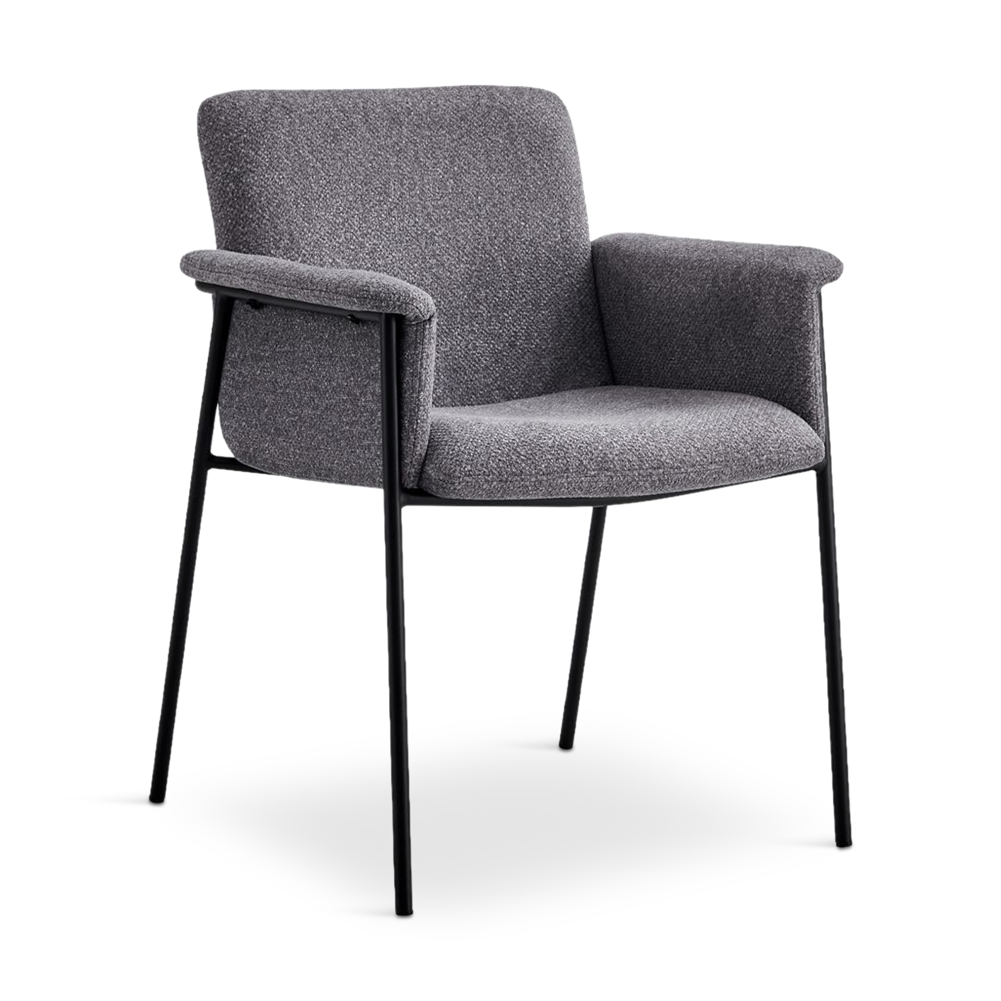 JAPO Dining Chair Grey Fabric