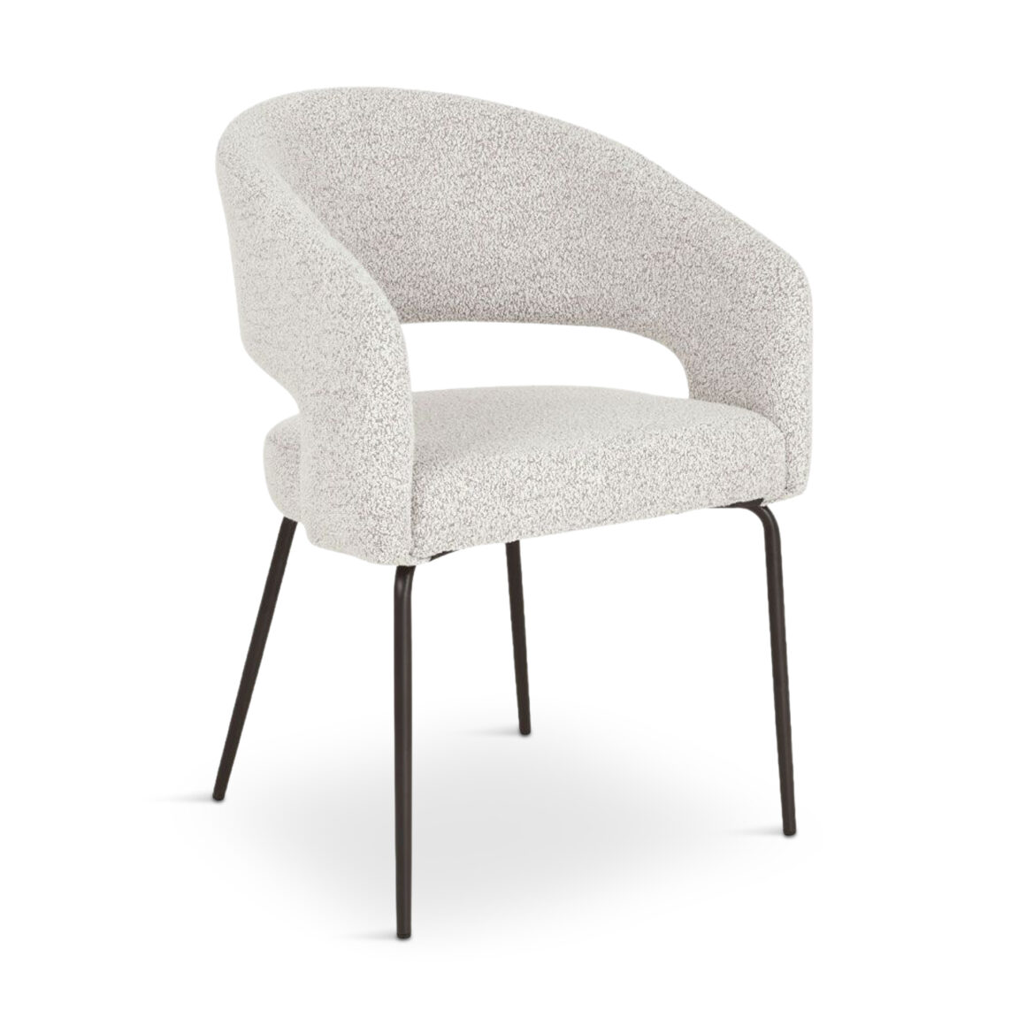 ABRAZO Dining Chair Beige Fabric