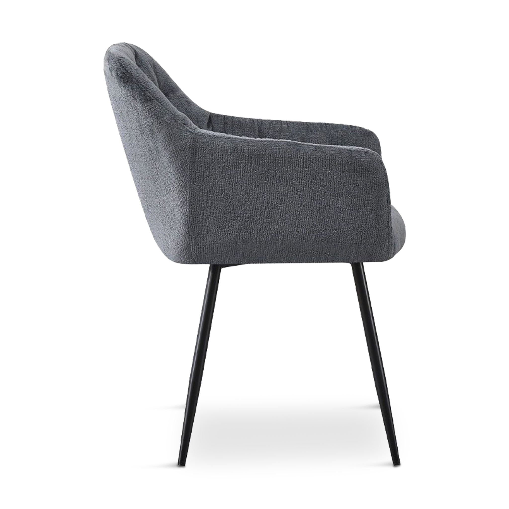 BAVORE Dining Chair Anthracite Fabric
