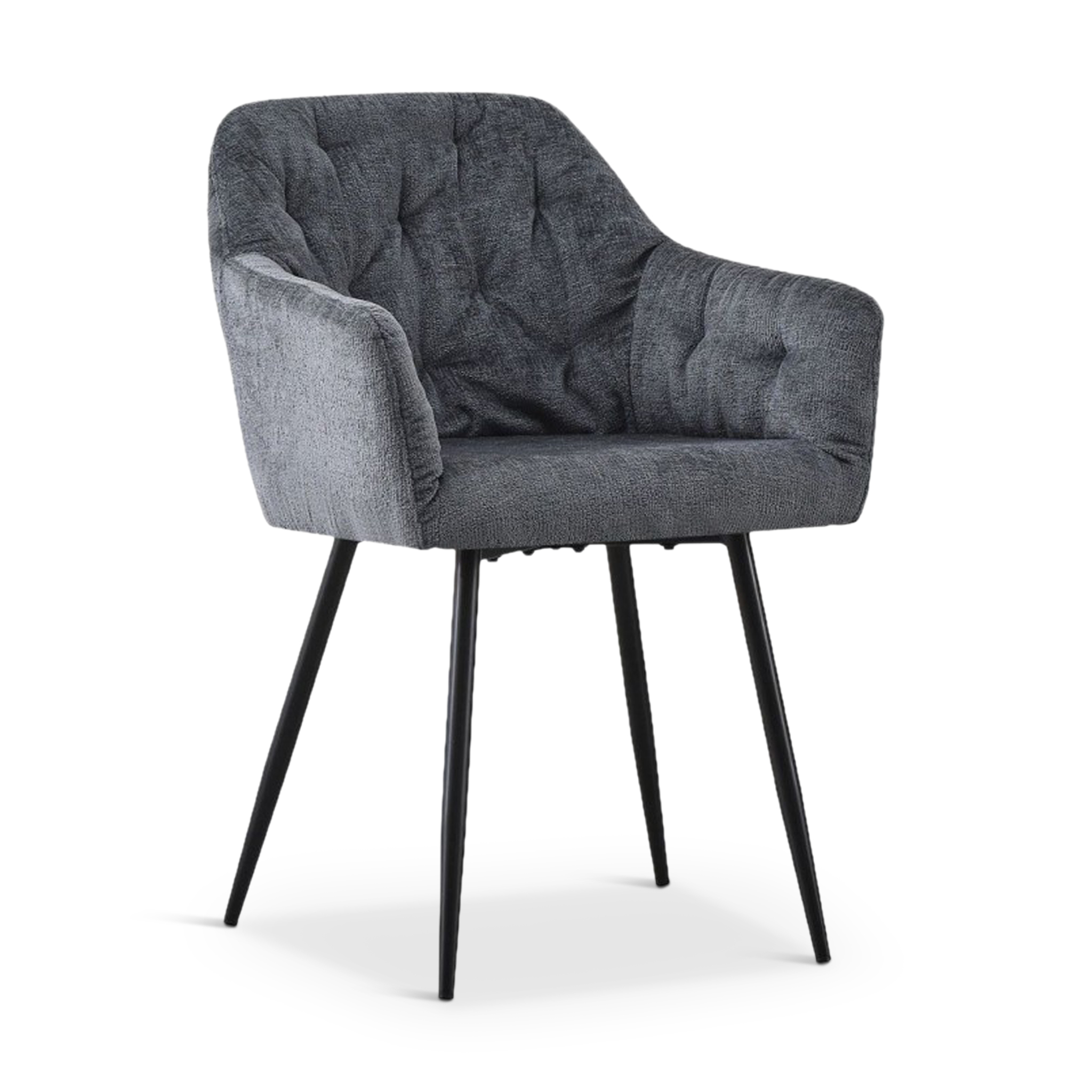 BAVORE Dining Chair Anthracite Fabric