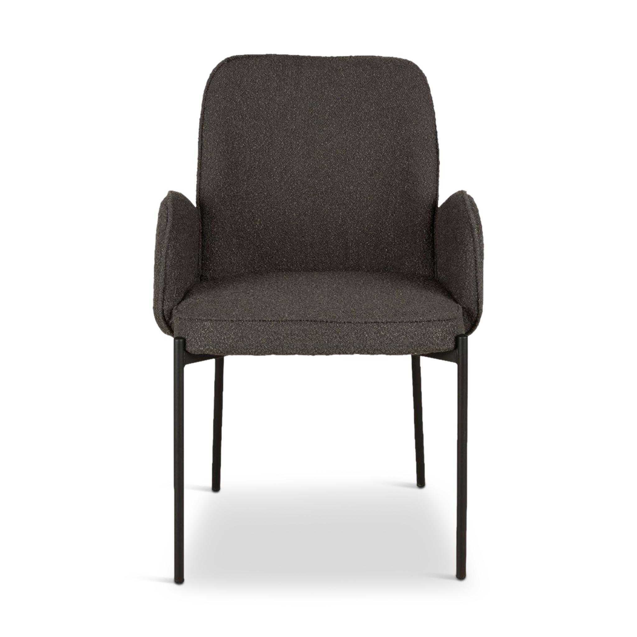 LOCALE Dining Chair Dark Grey Fabric