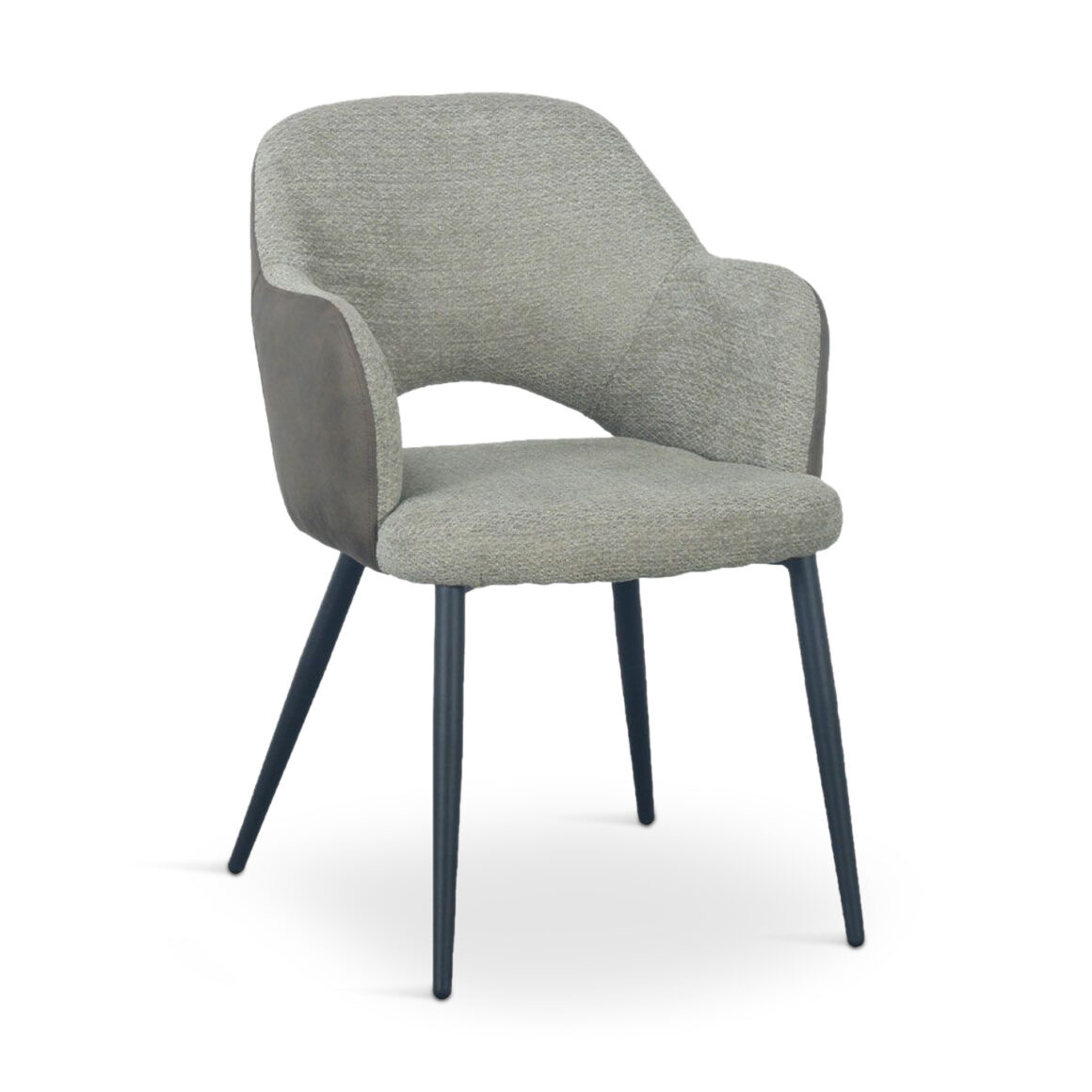 ASCOT Dining Chair Grey Fabric
