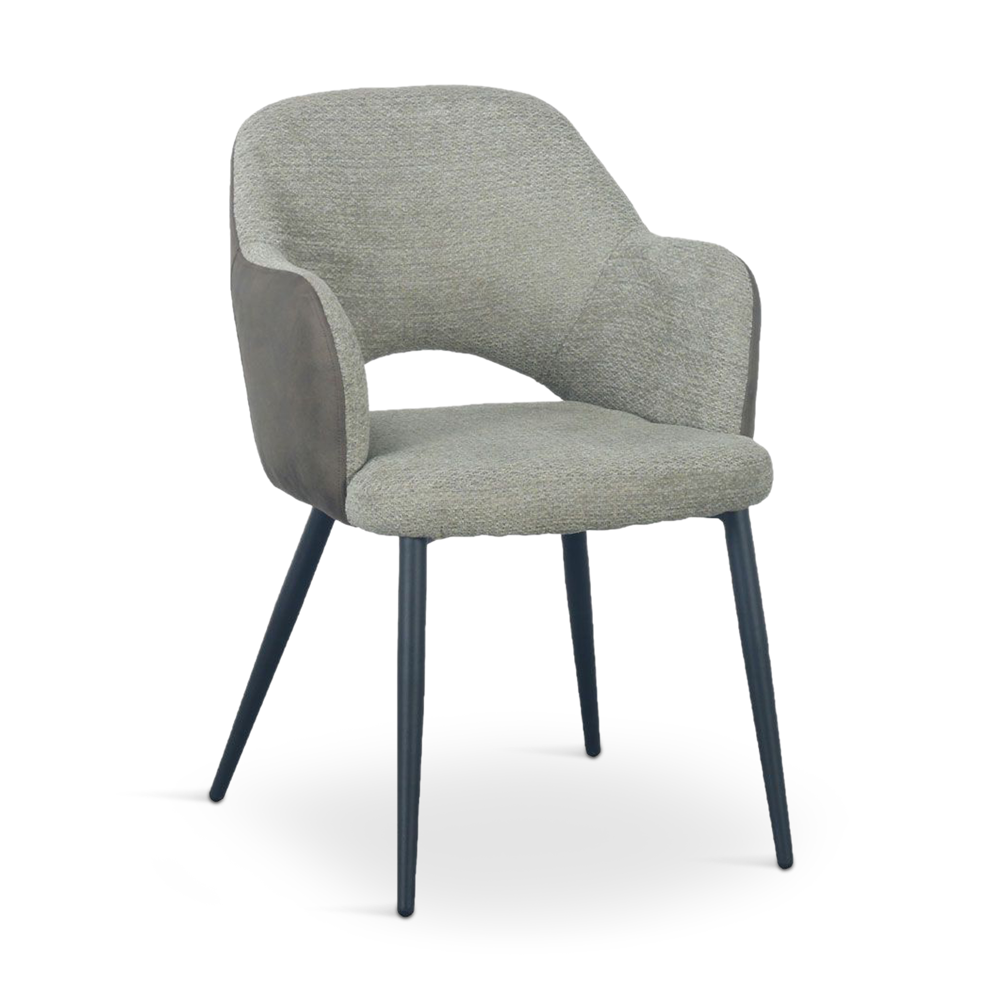 ASCOT Dining Chair Grey Fabric