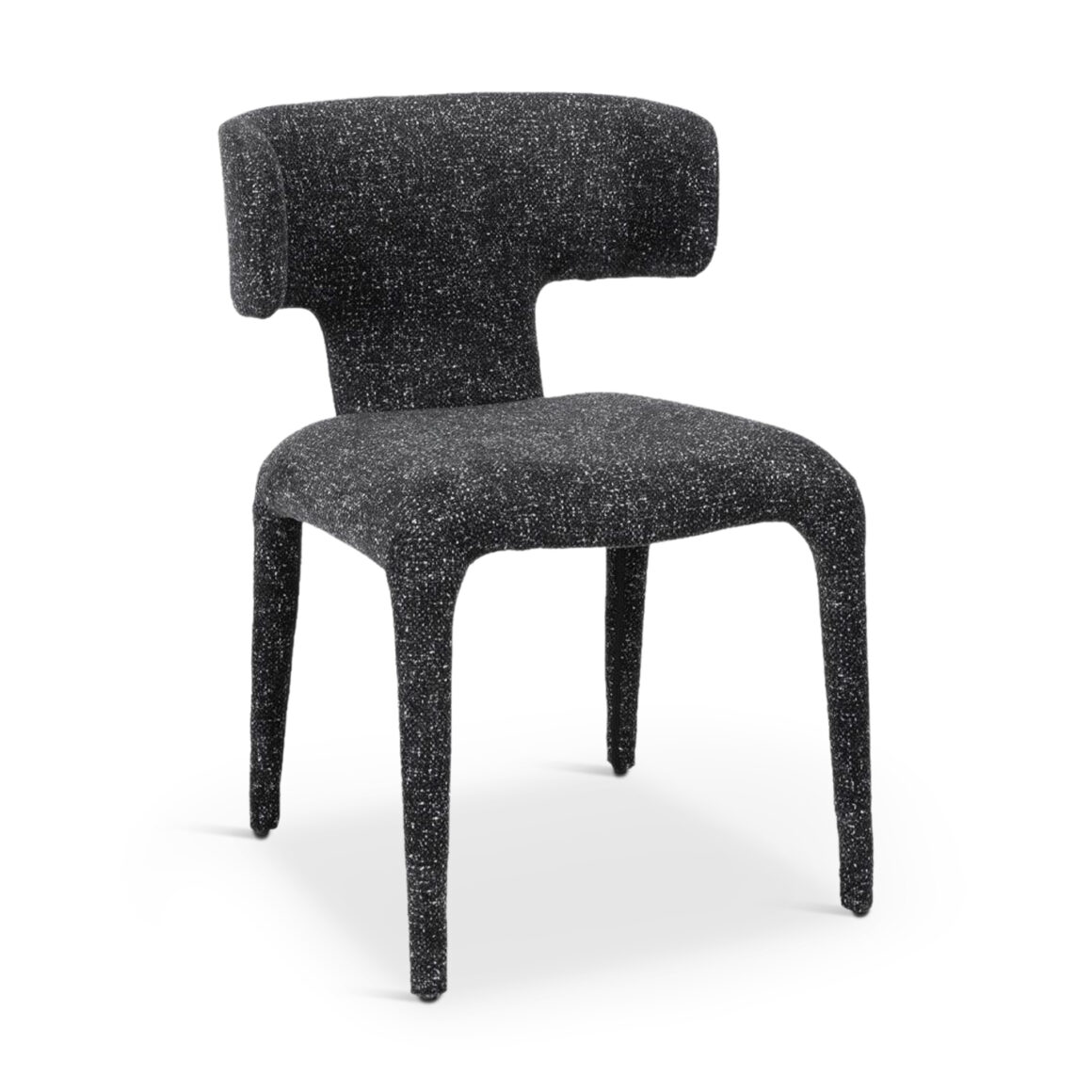 CAPO Dining Chair Black Fabric
