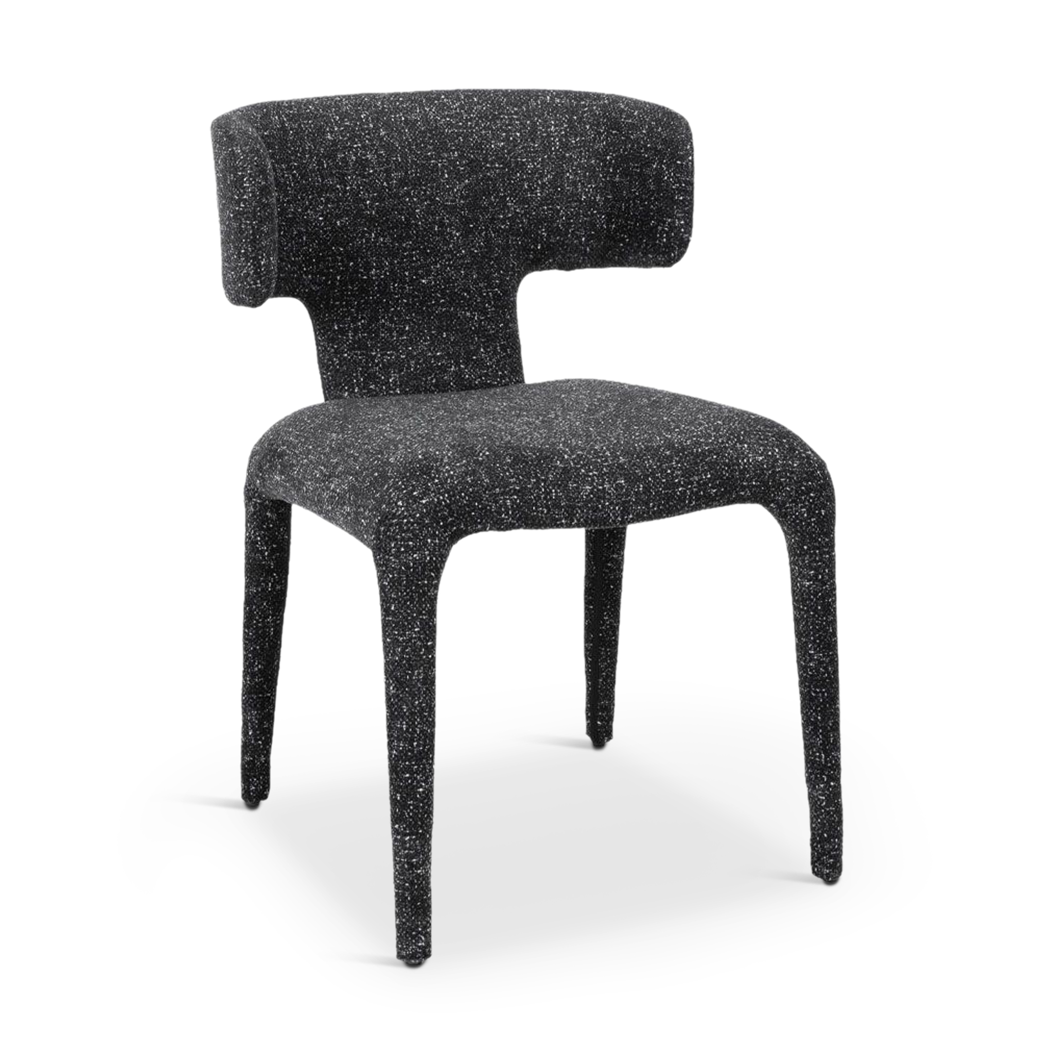CAPO Dining Chair Black Fabric