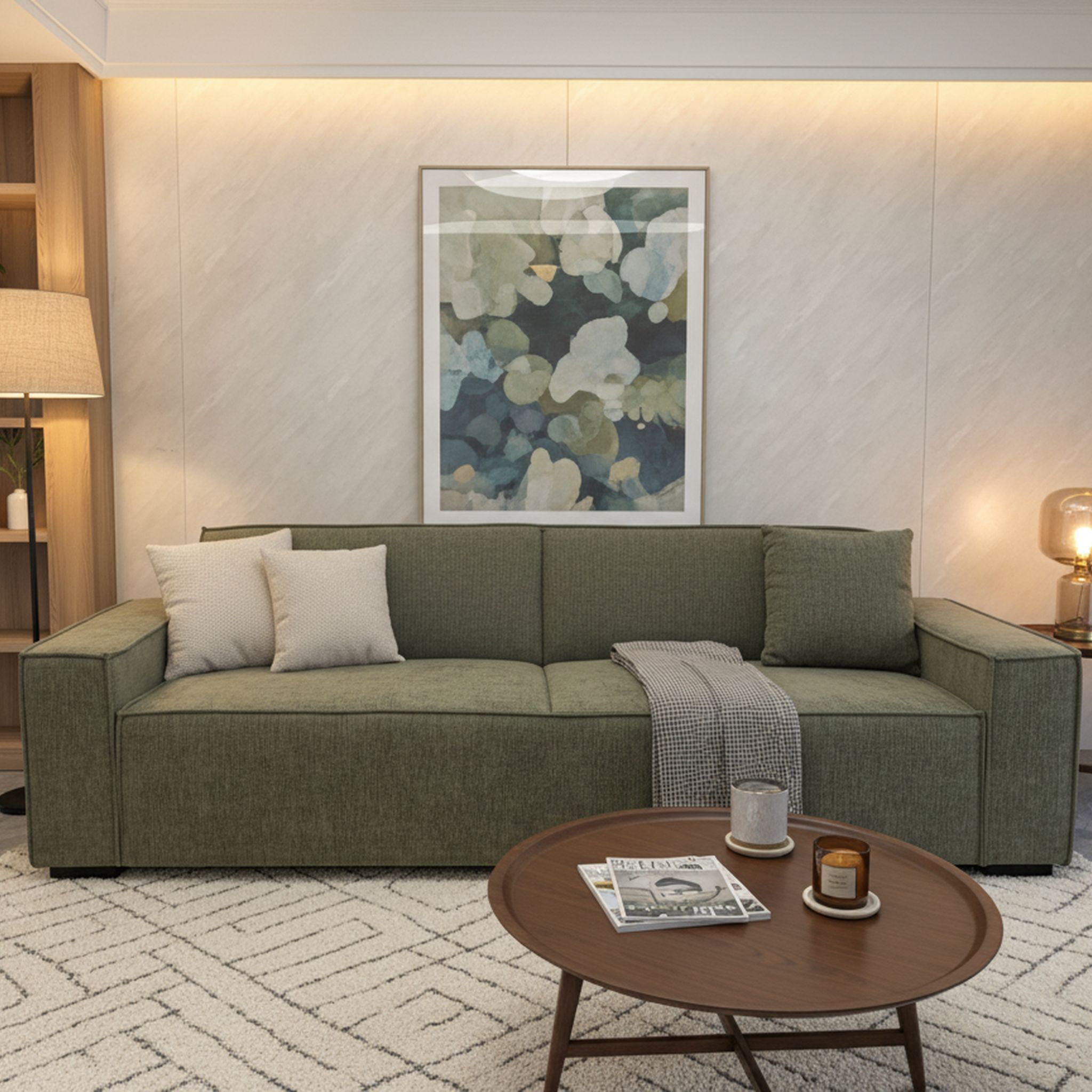 COUCHI Olive Green Sofabed