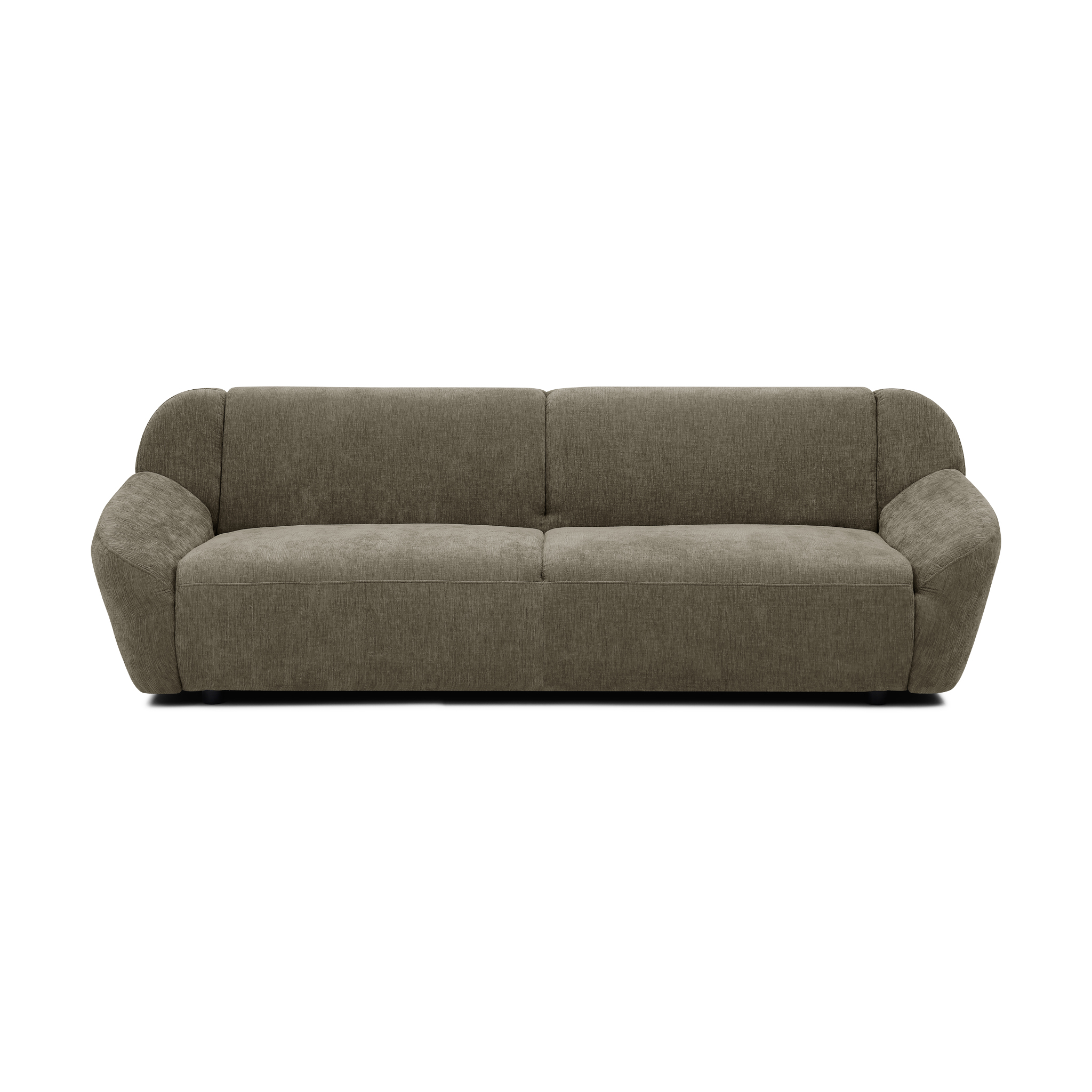 LINOVA Brown 3-Seater Sofa