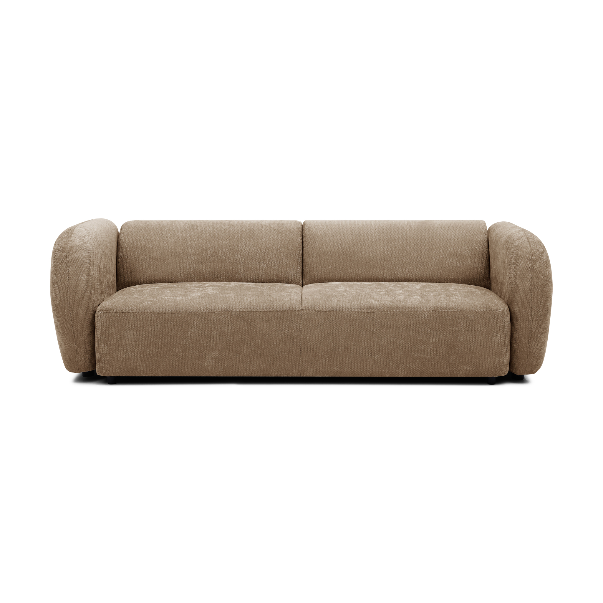 ALMOOZY Taupe 3-Seater Sofa