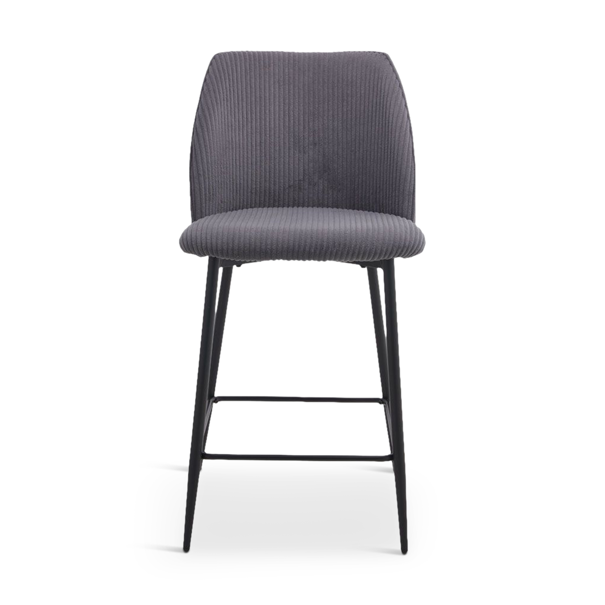 CILENTRONG Bar Stool Grey Fabric