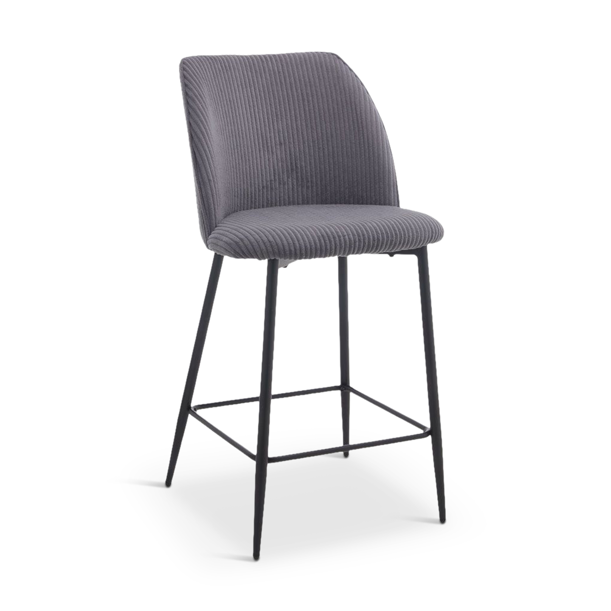 CILENTRONG Bar Stool Grey Fabric