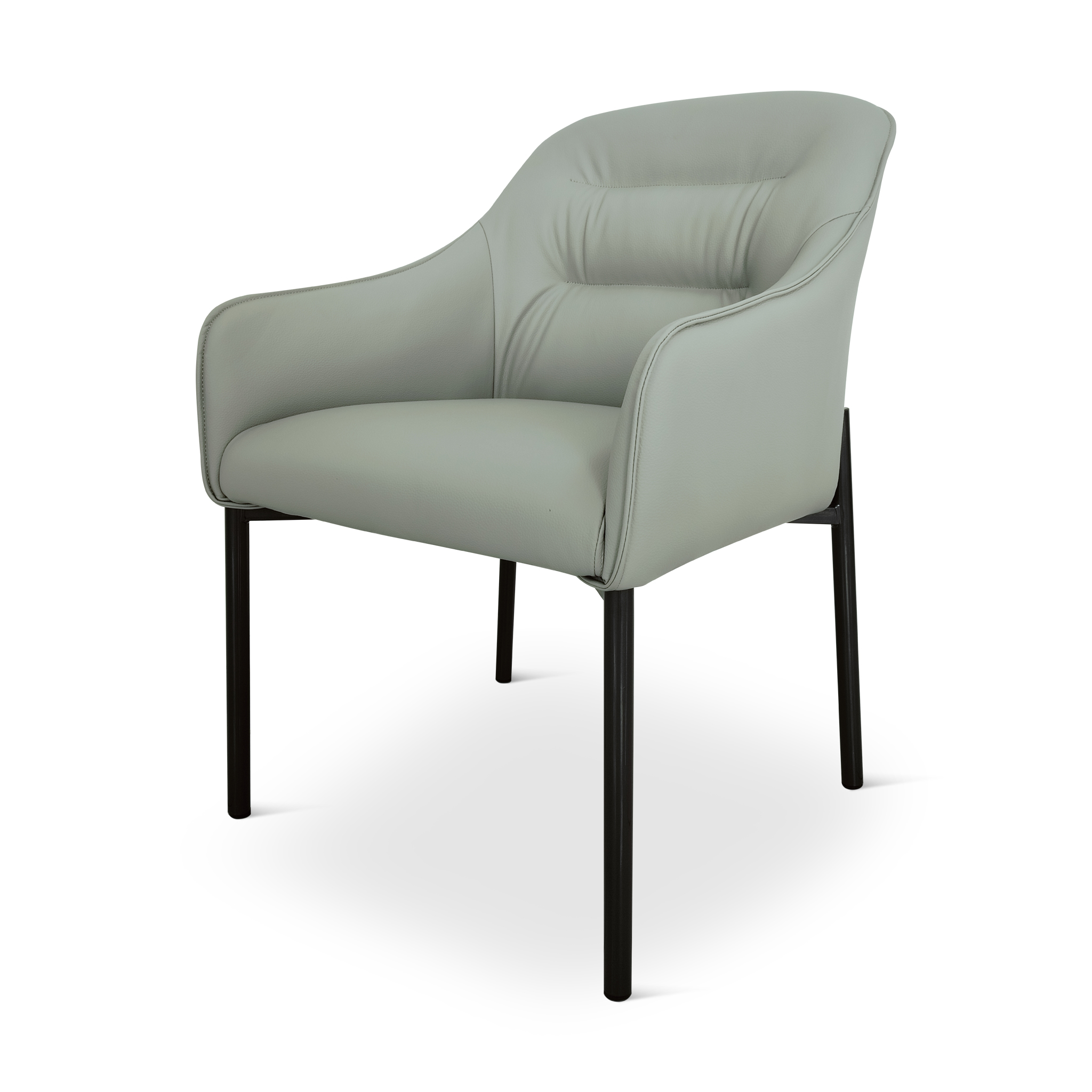 MICHEL Light Grey Fabric Dining Chair