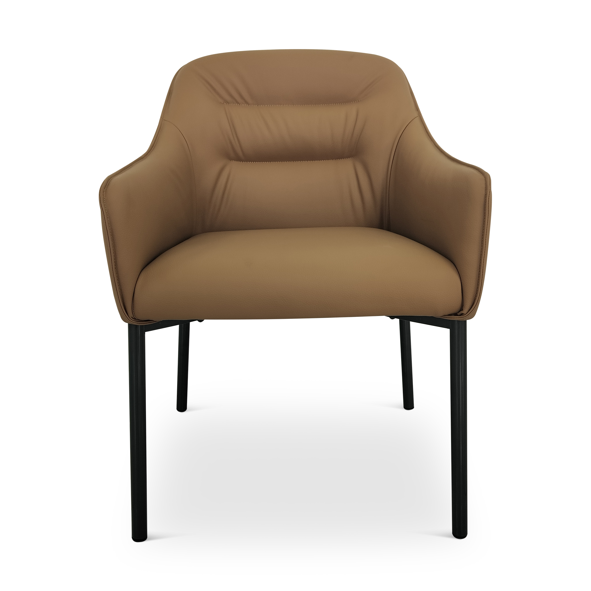 MICHEL Brown Fabric Dining Chair