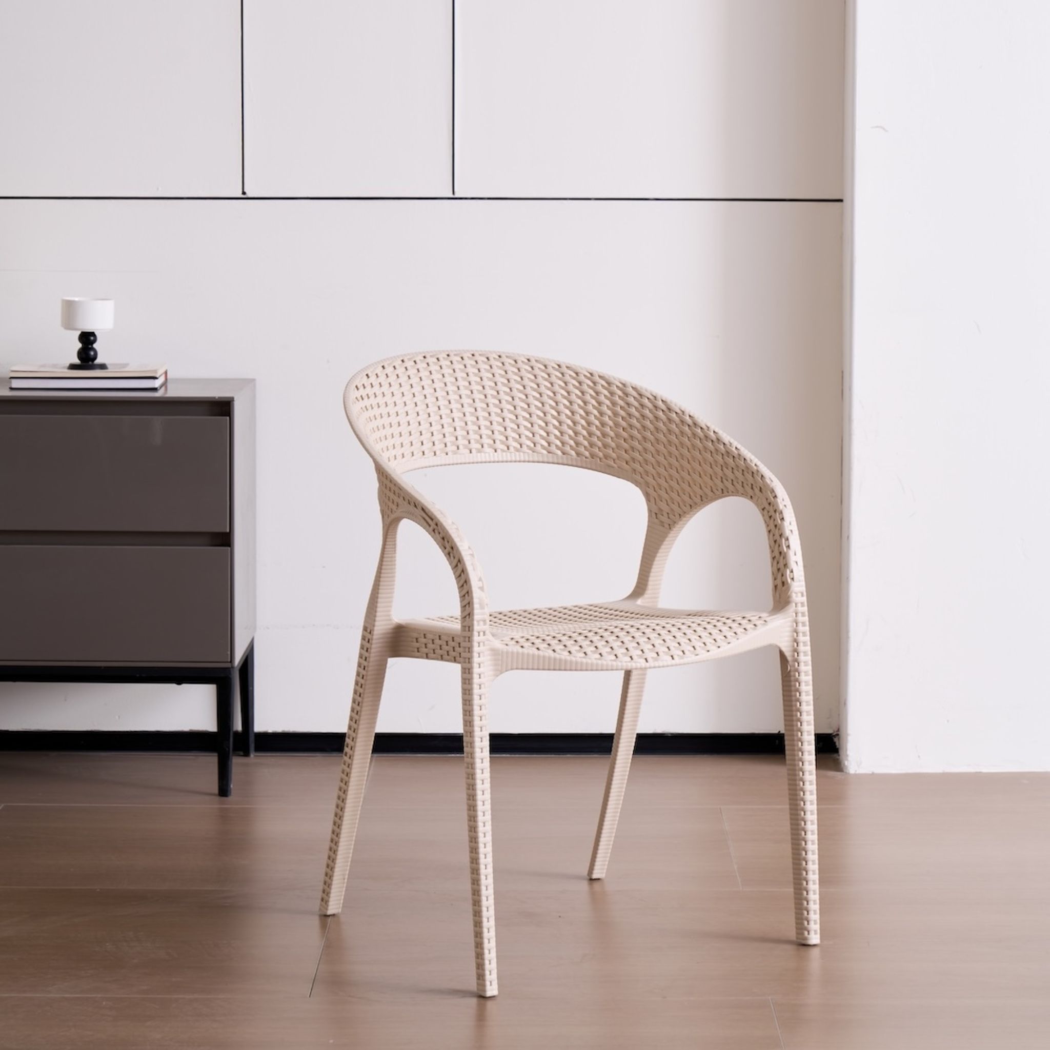 SPLASTIC Beige UV Plastic Chair