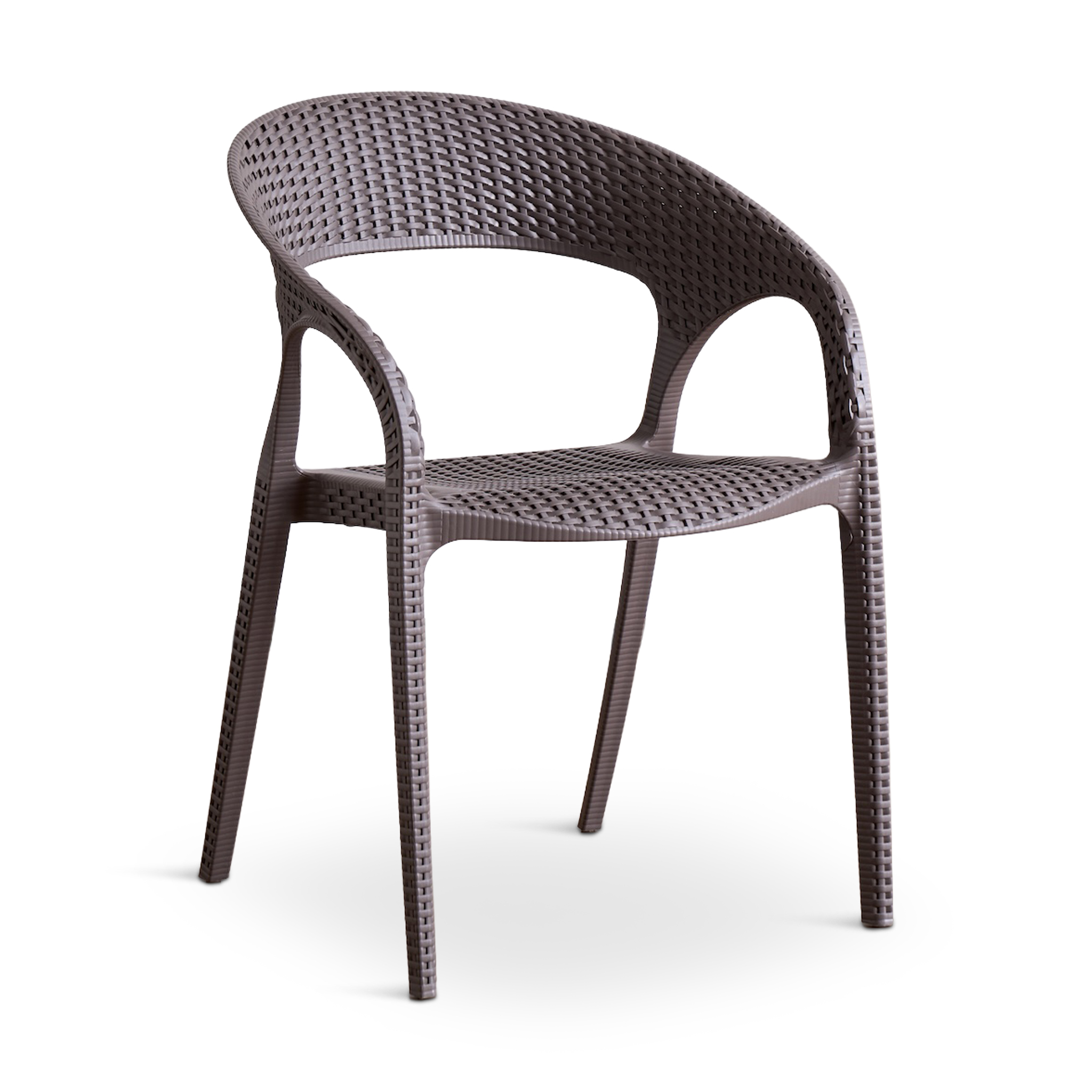 SPLASTIC Dark Grey UV Plastic Chair