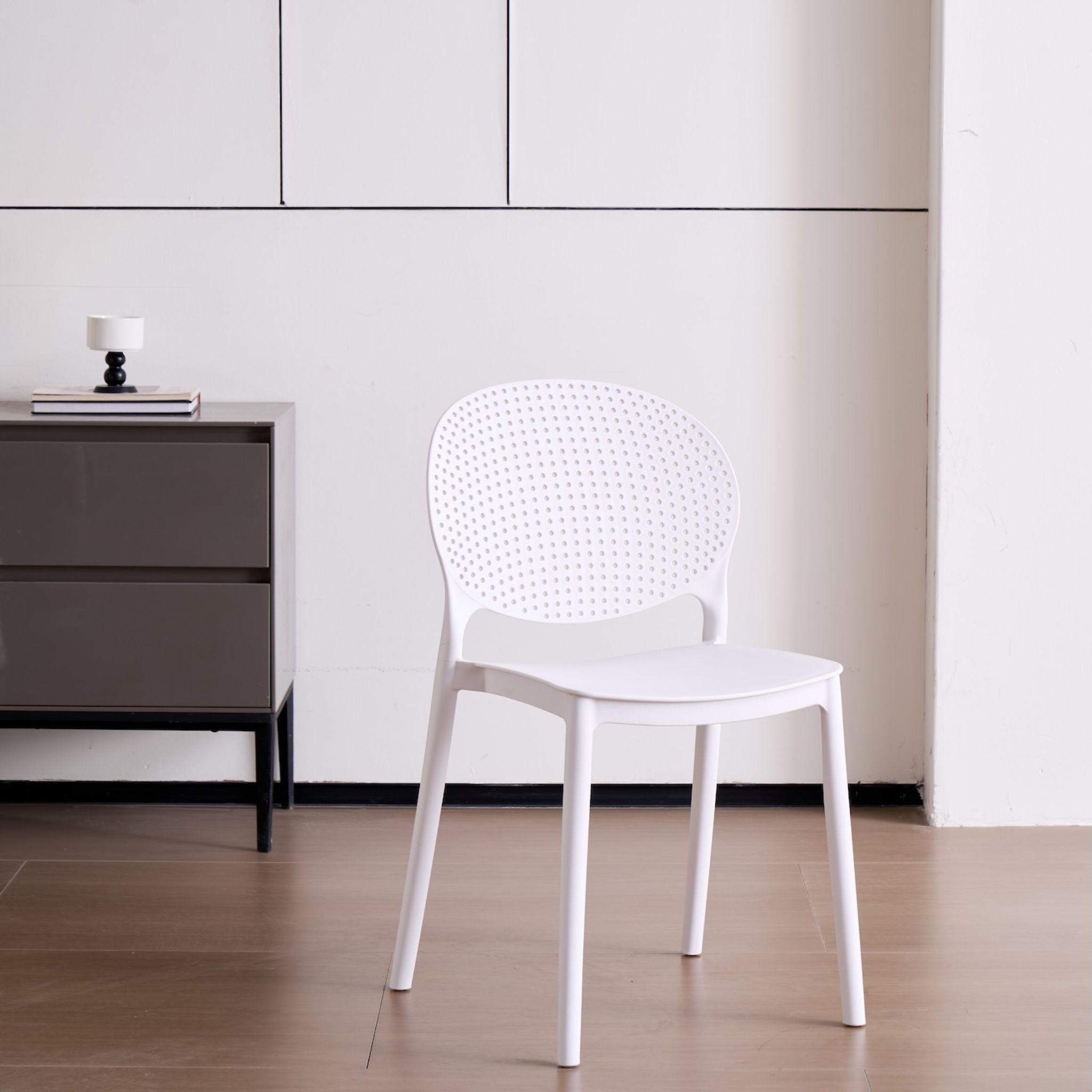 PALMIC White UV Plastic Chair